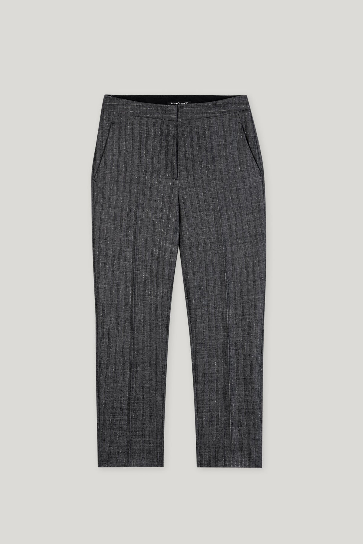 Pinstripe-Tapered-Pants