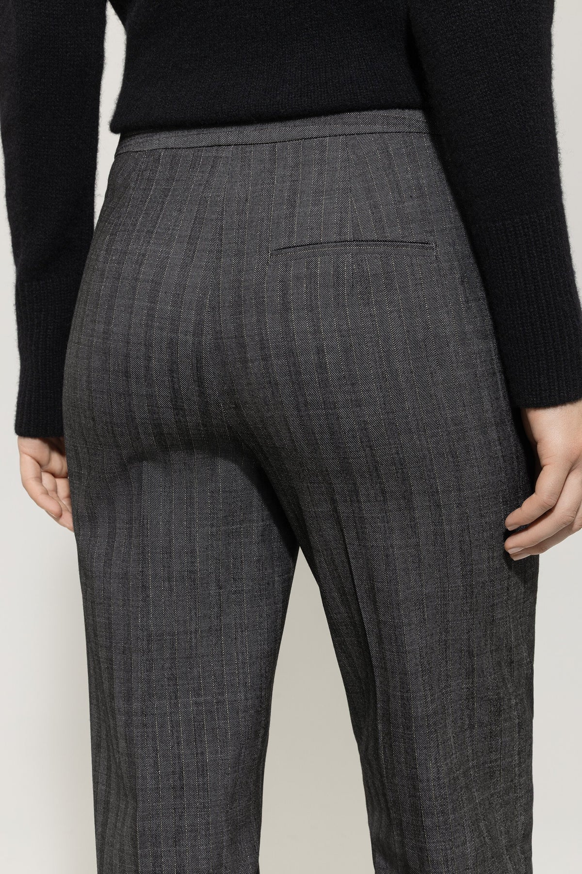 Pinstripe-Tapered-Pants