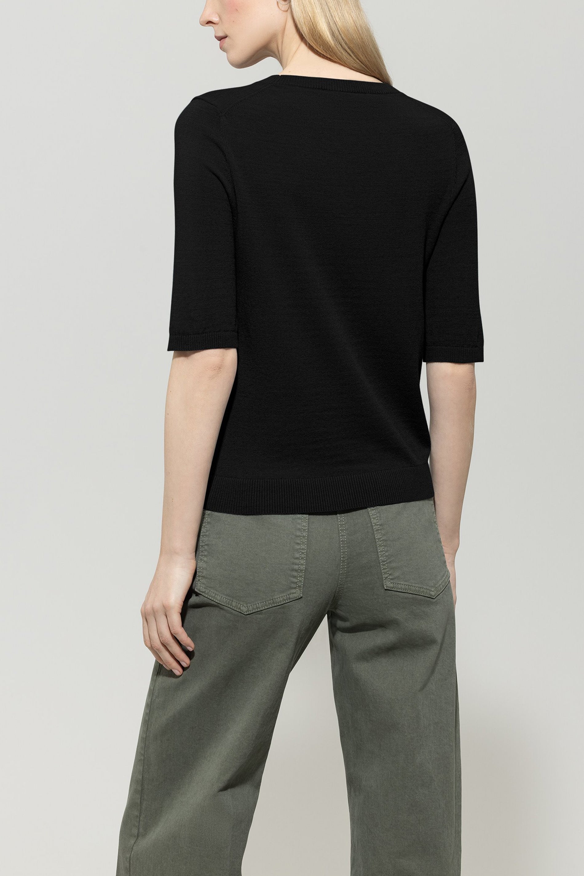Feinstrick-Pullover