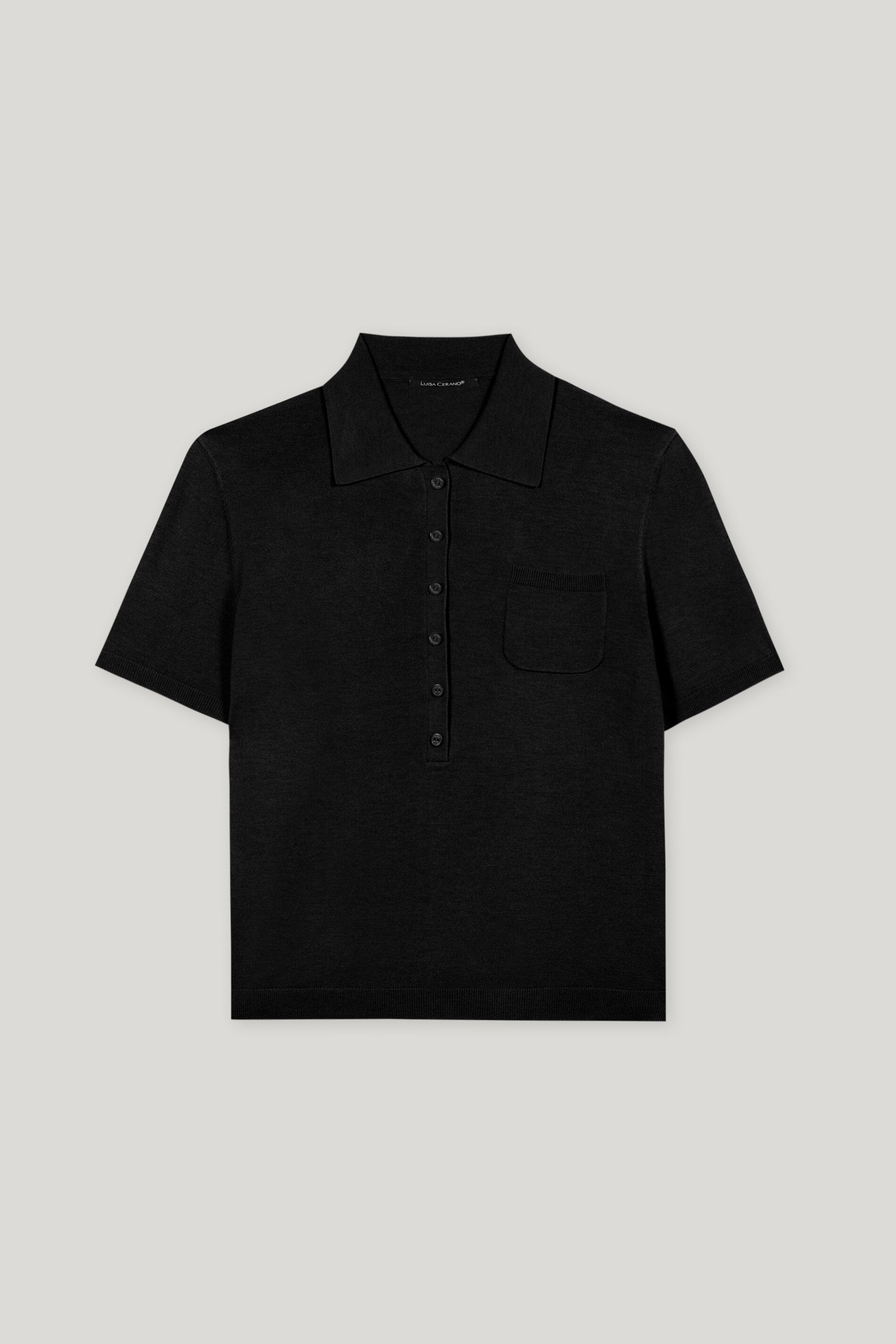 Polo-Shirt aus Woll-Mix