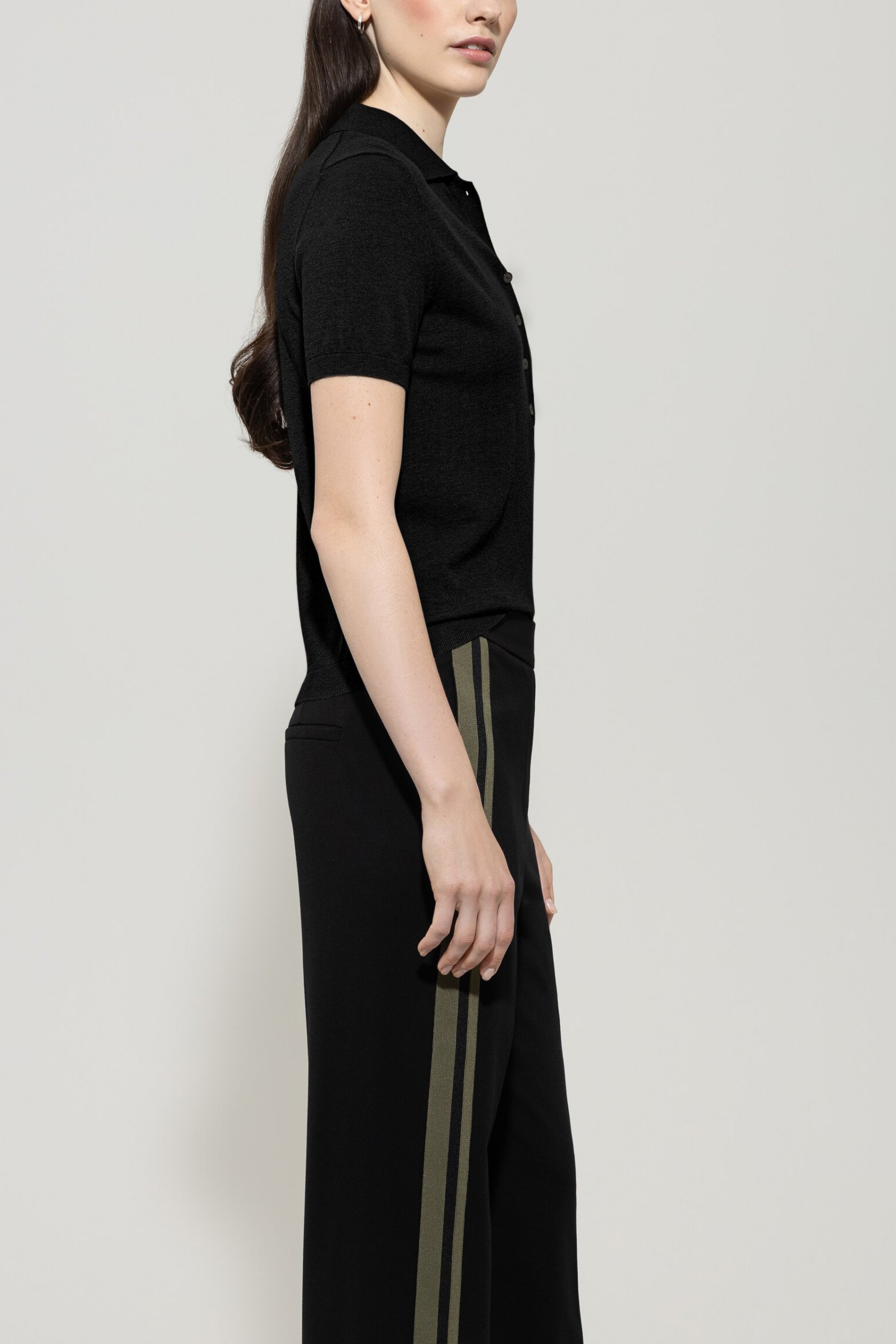 Polo-Shirt aus Woll-Mix