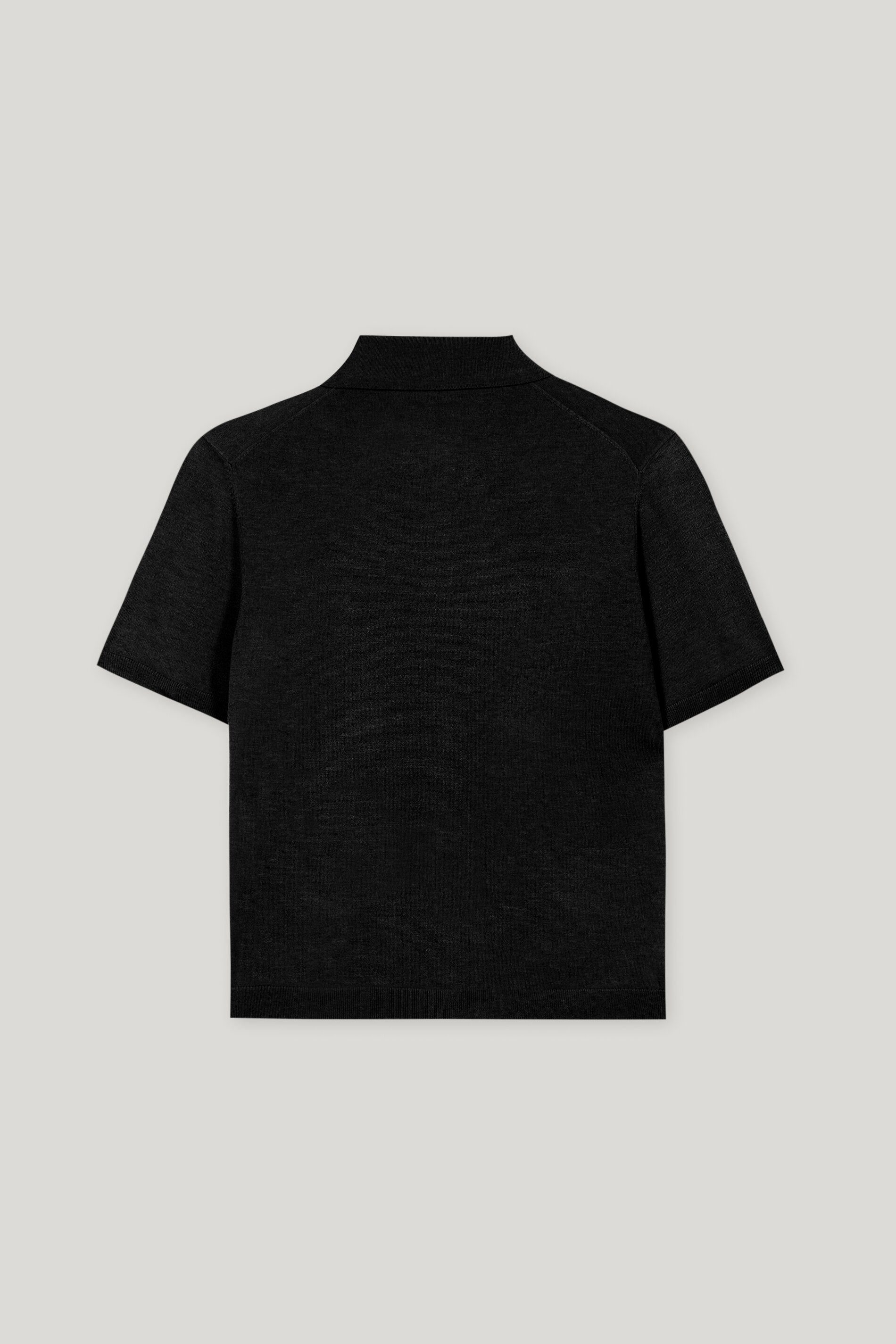 Polo-Shirt aus Woll-Mix