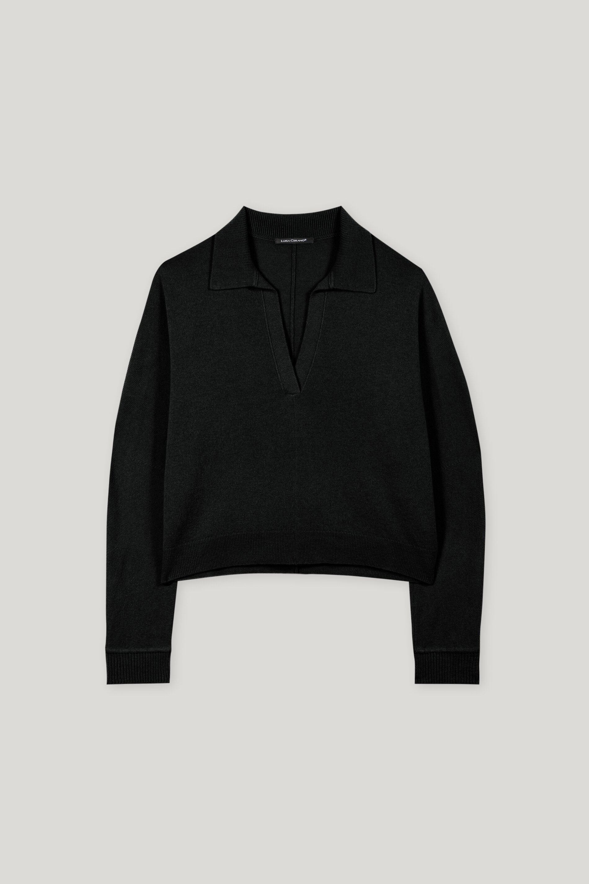 Polo-Shirt aus Kaschmir-Mix
