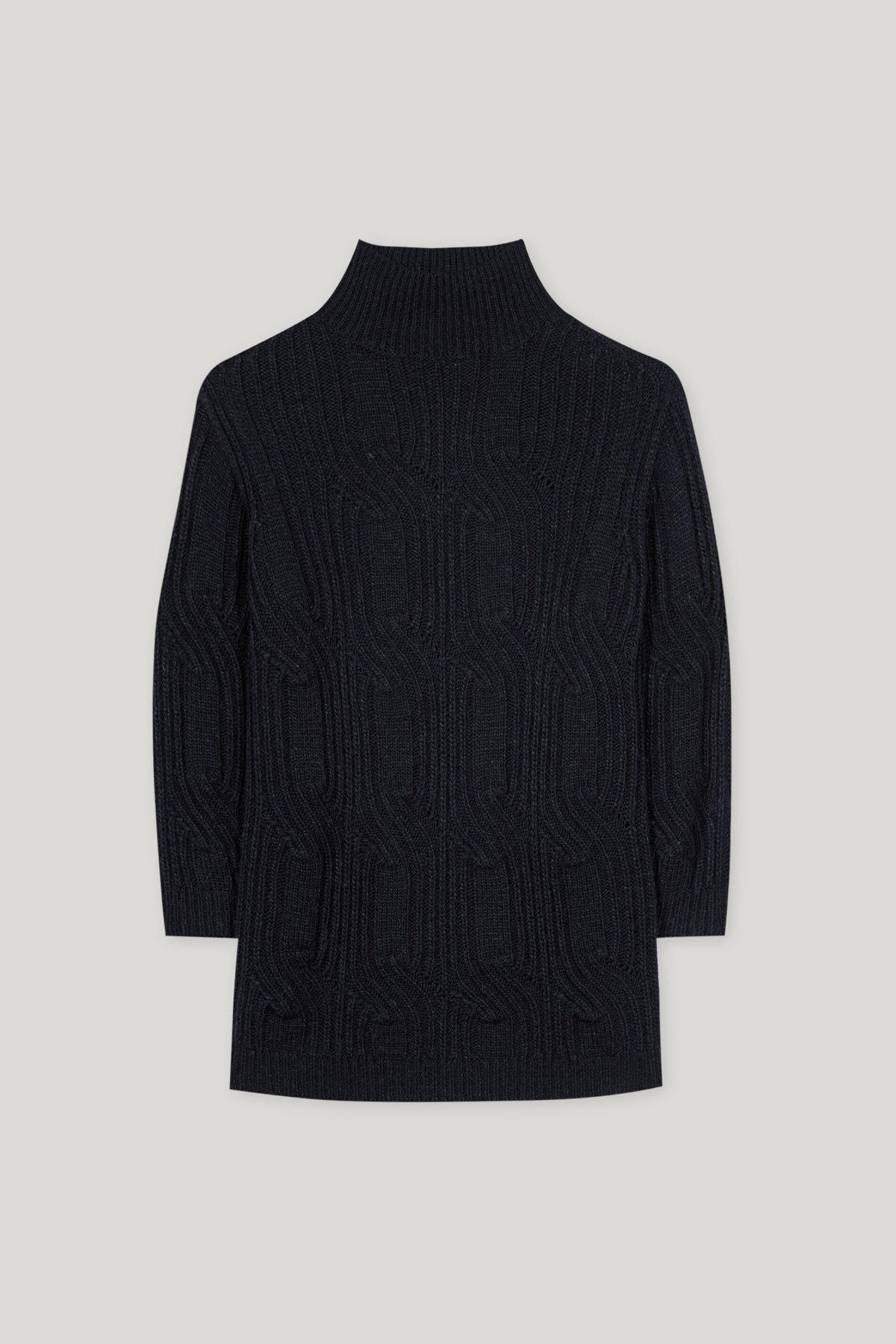 Pulloverkleid mit Cable-Knit