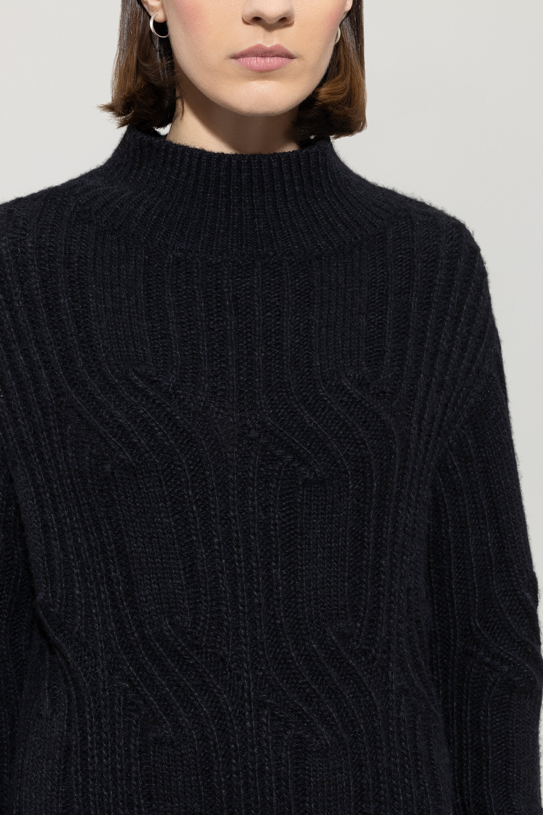 Pulloverkleid mit Cable-Knit