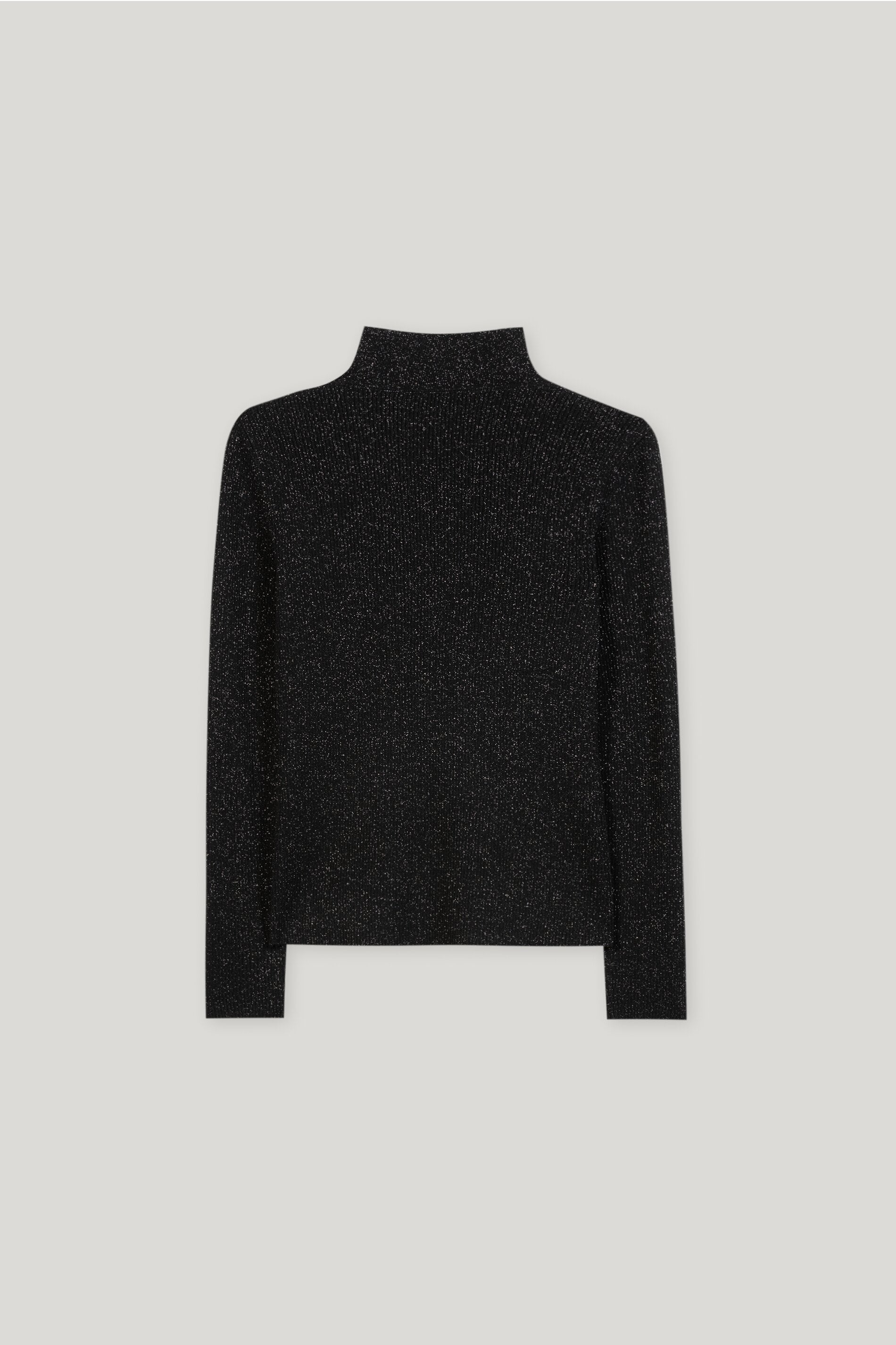 Rollkragen-Pulli aus Woll-Mix