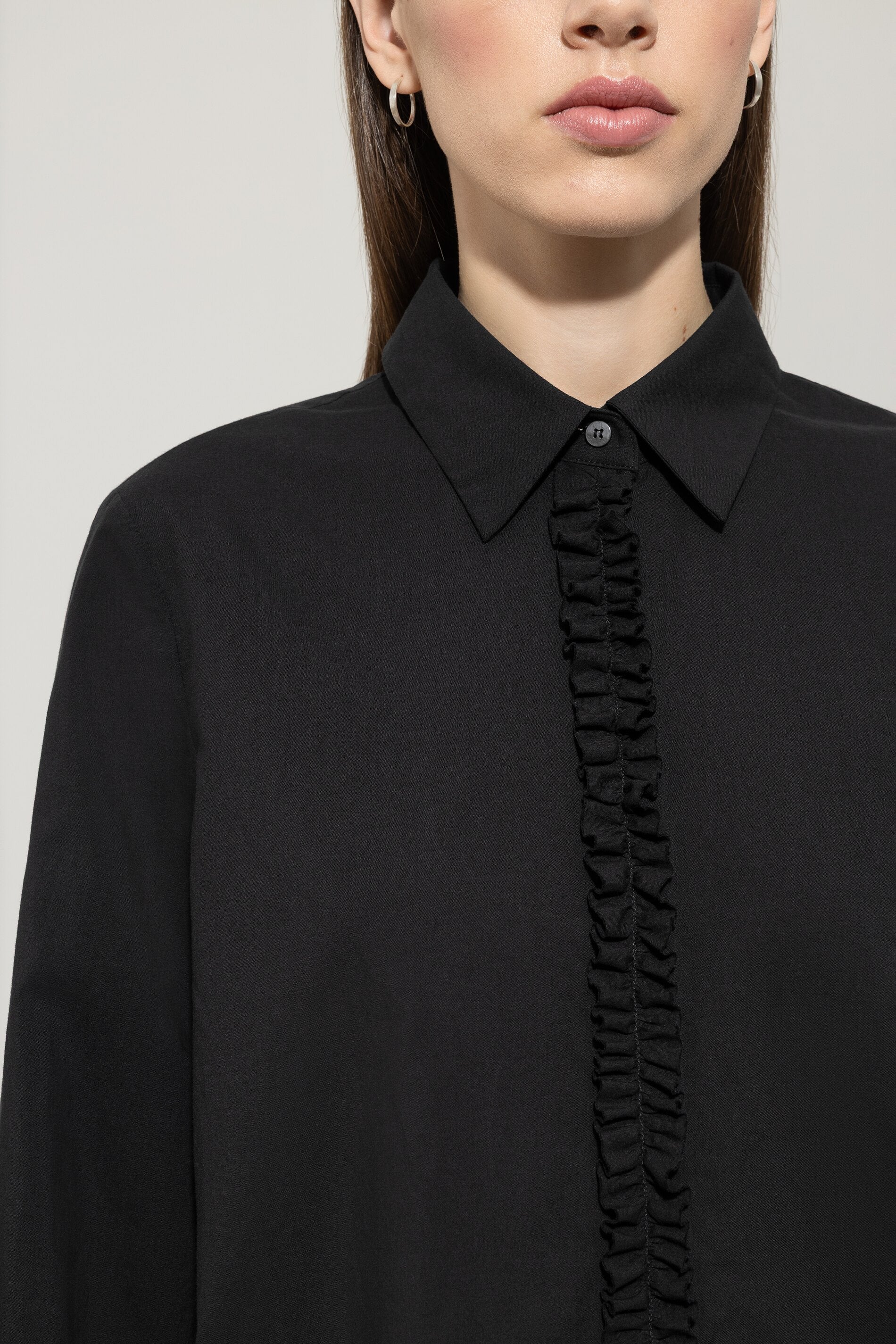 Bluse aus Baumwoll-Voile