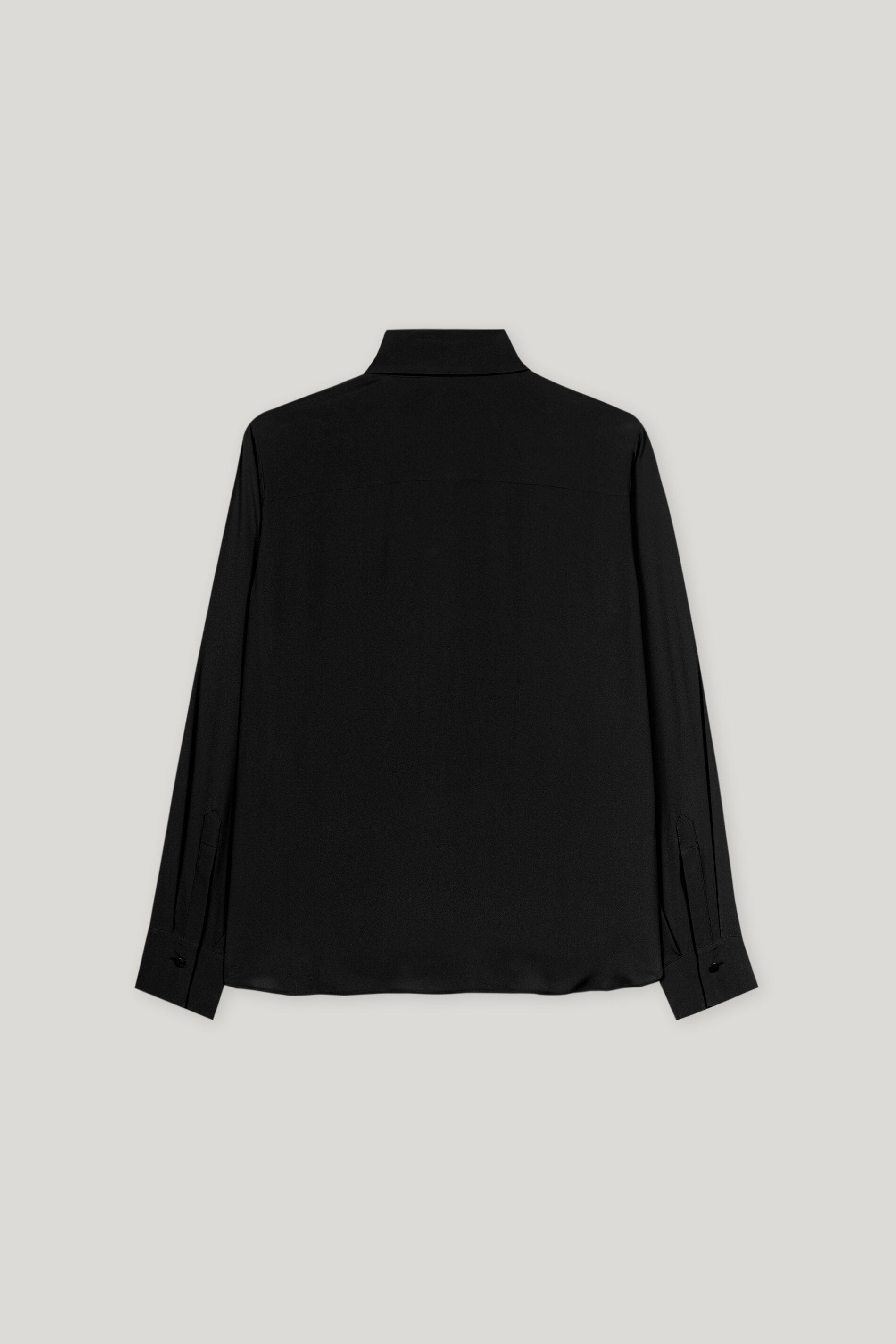 Rüschenbluse aus Seiden-Mix