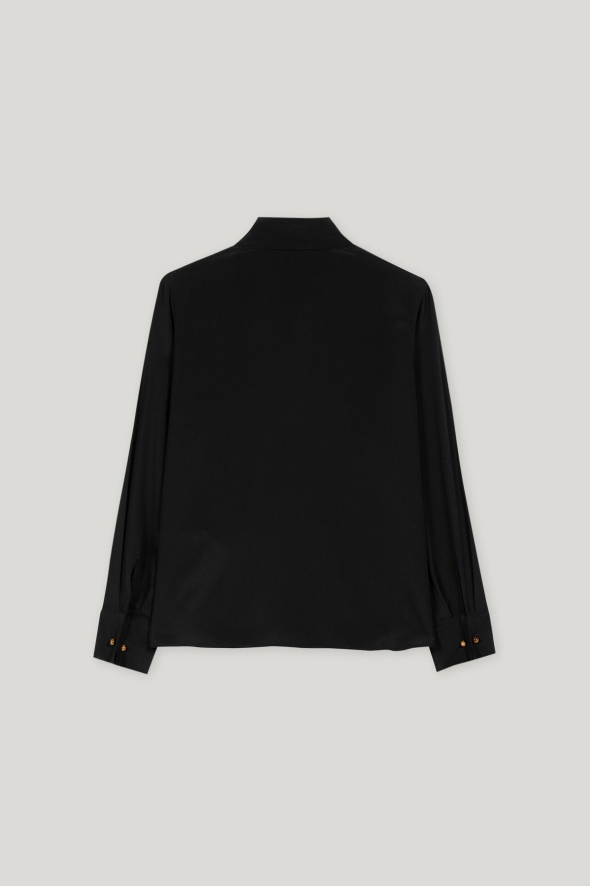 Hemdbluse aus Seiden-Mix
