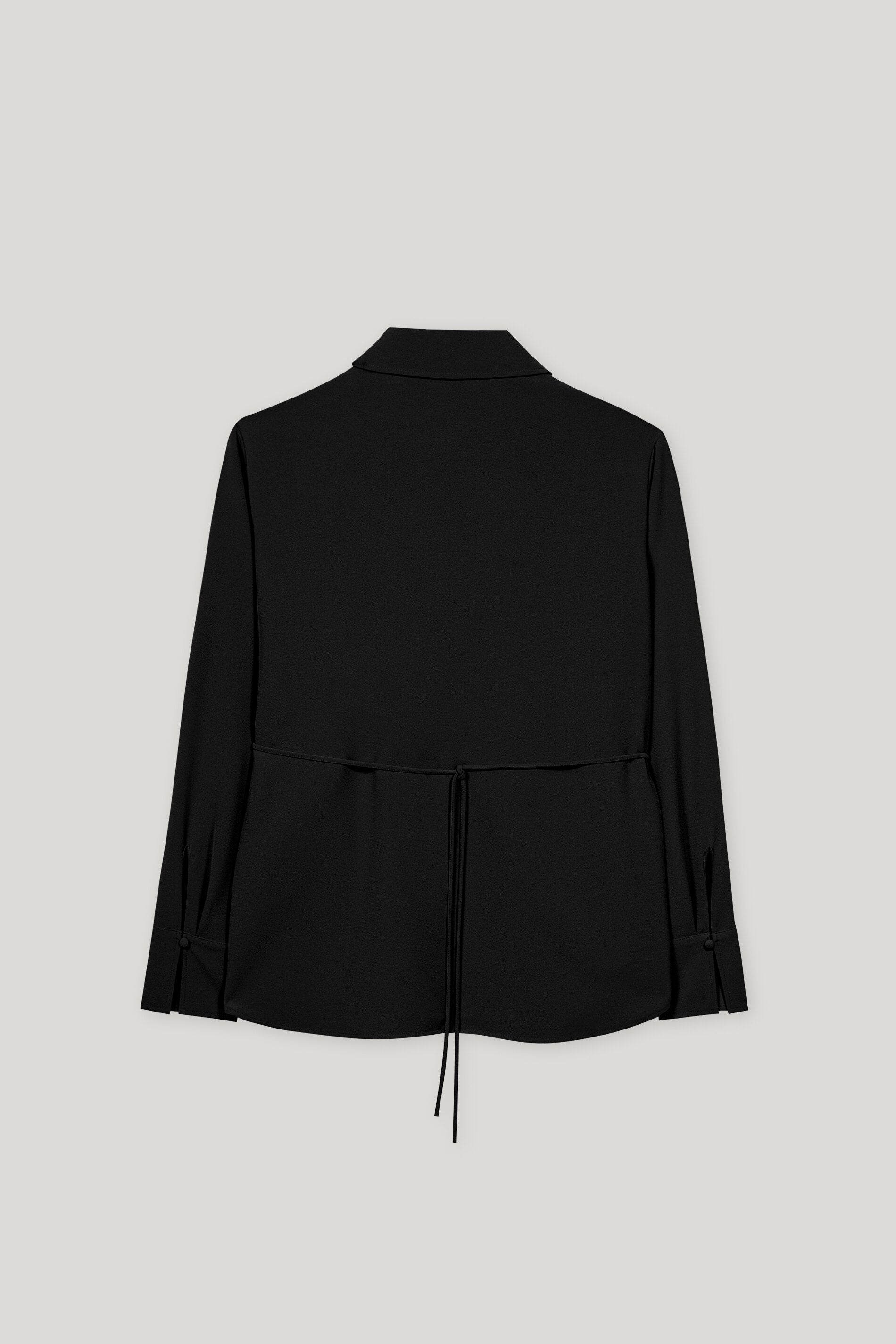 Hemdbluse mit Bindebanddetail