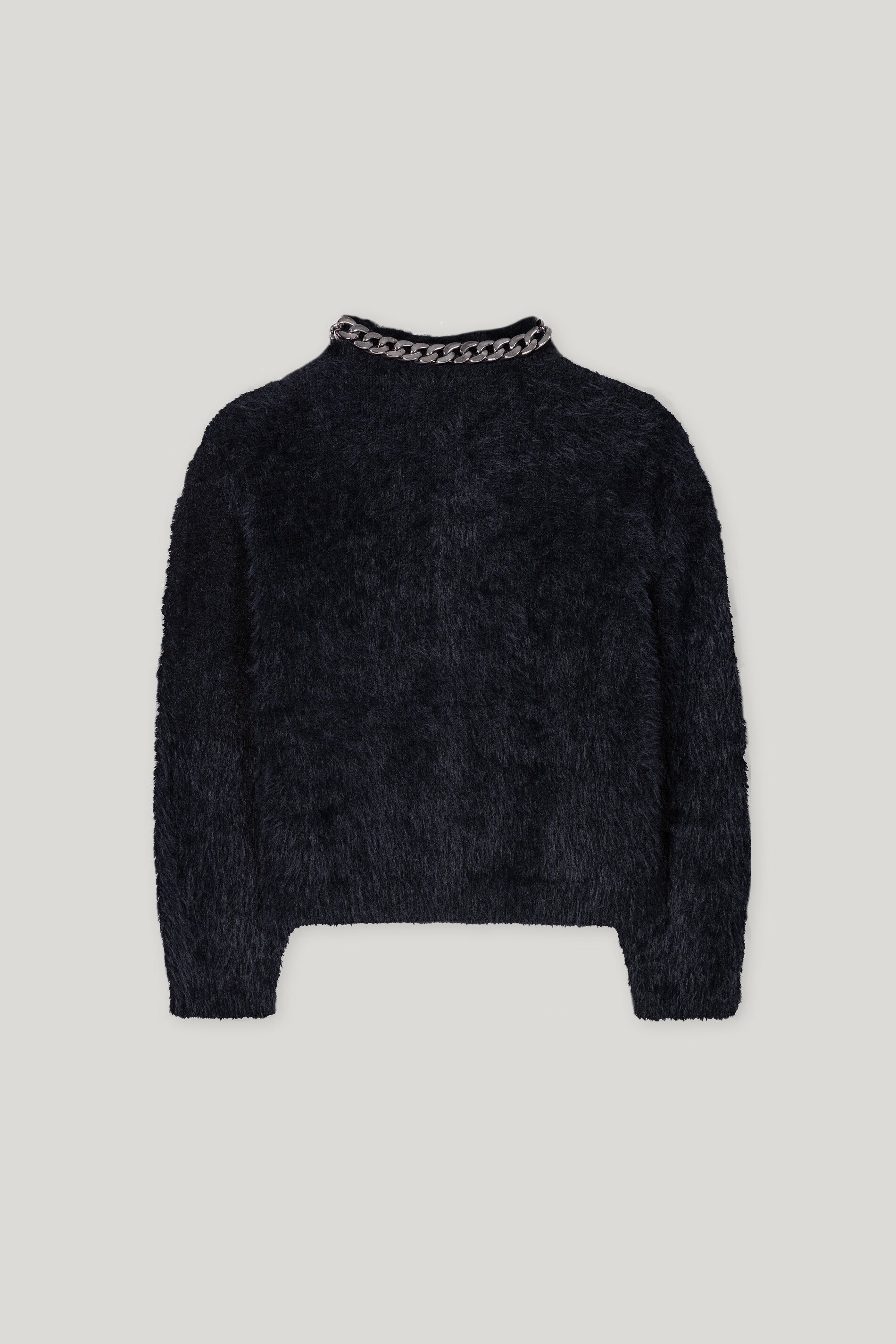 Cardigan mit Chunky-Chain
