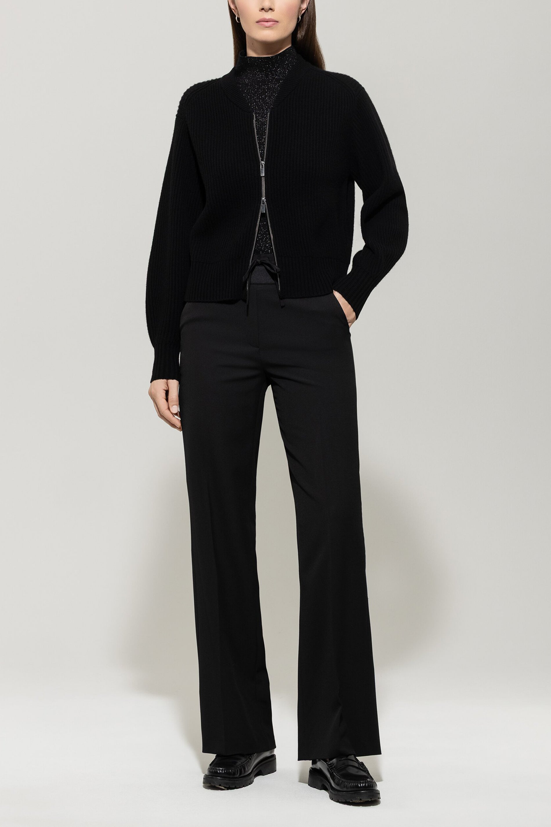 Cardigan in Blouson-Optik