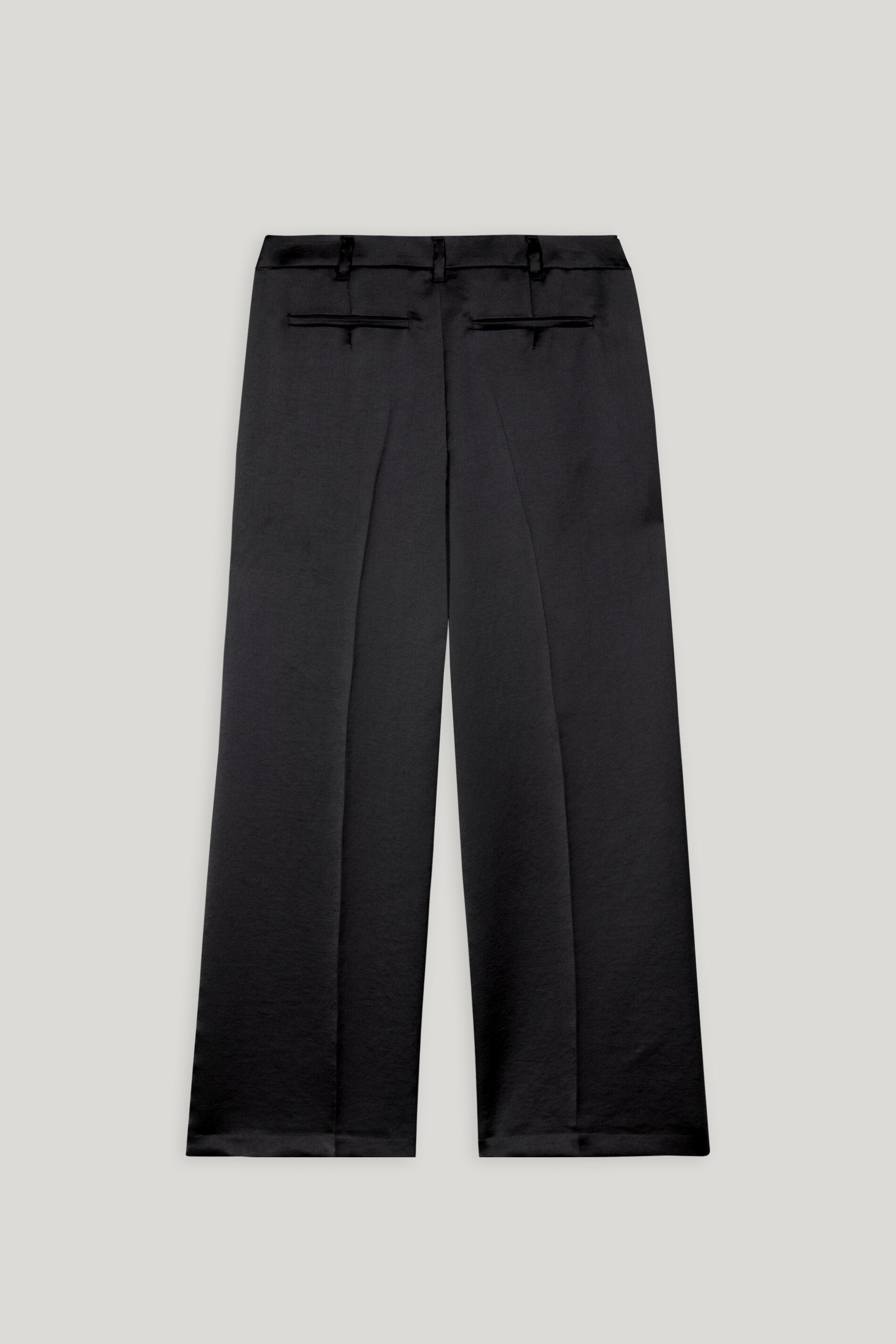 Wideleg-Pants mit Bundfalte