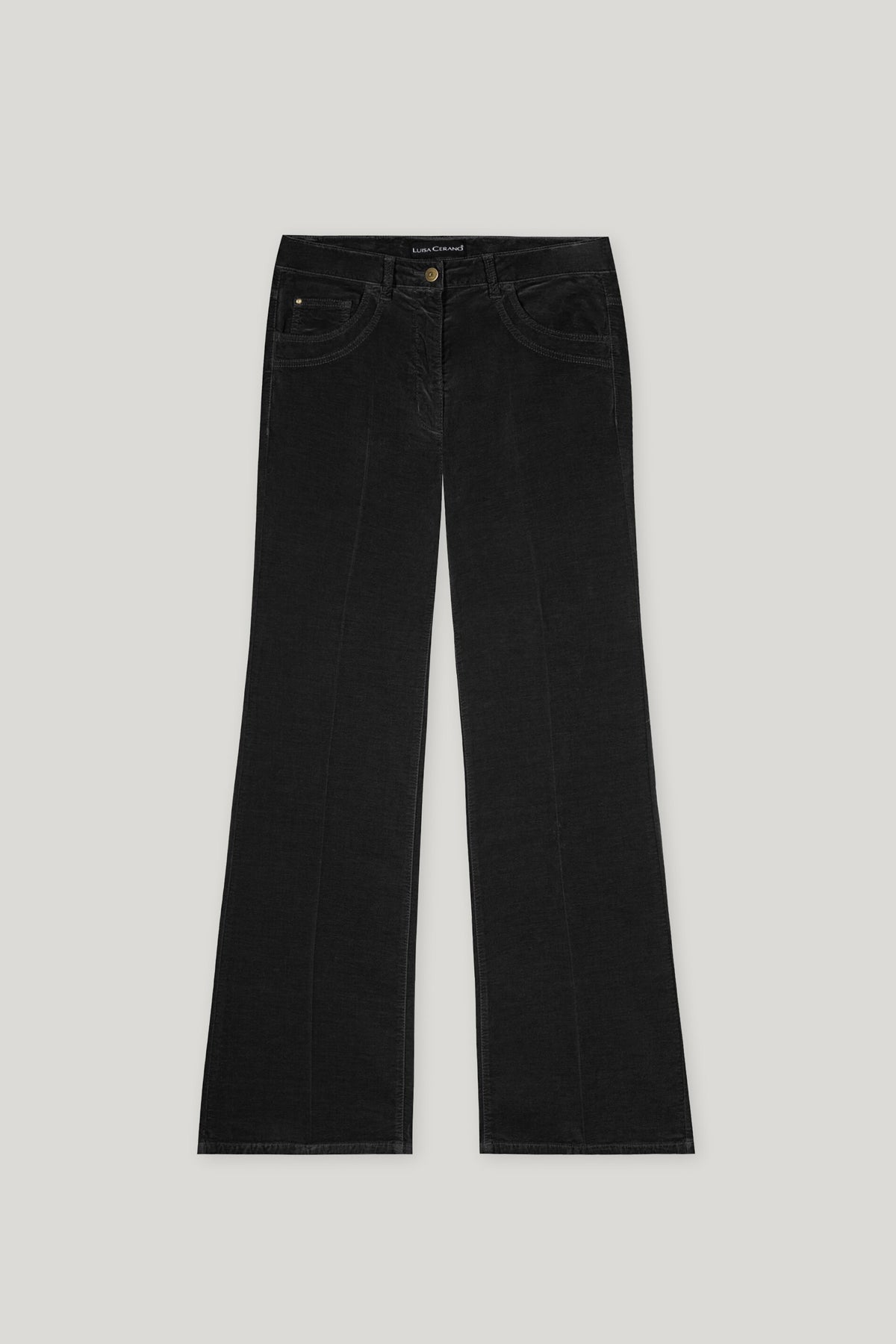 Bootcut-Samt-Pants