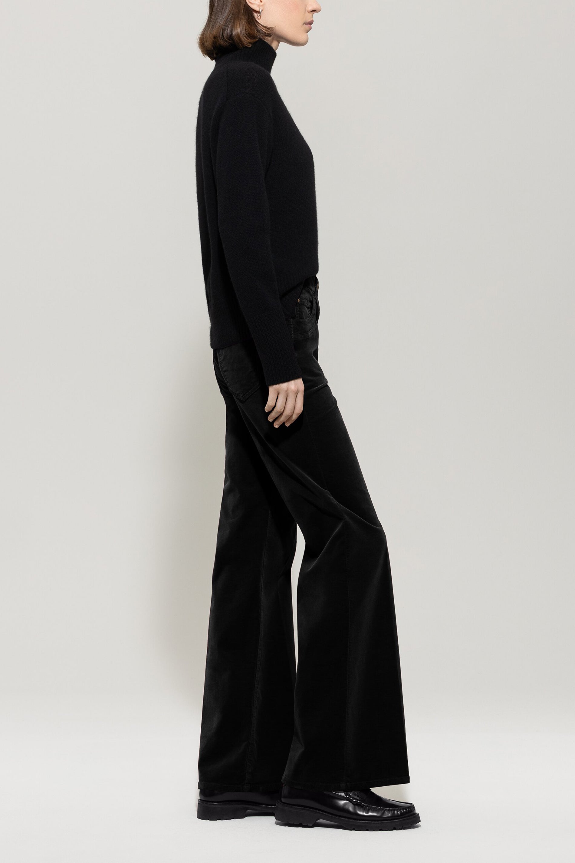 Bootcut-Samt-Pants