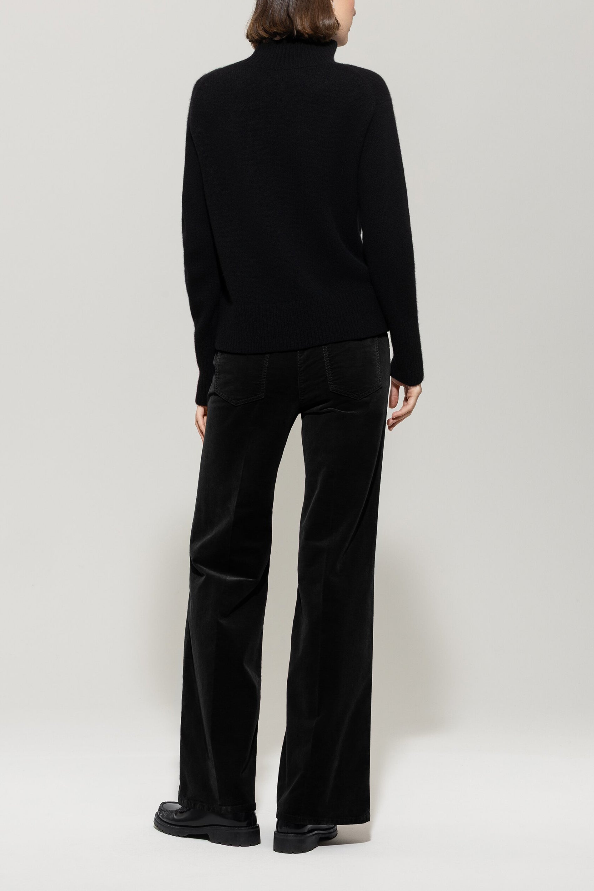 Bootcut-Samt-Pants