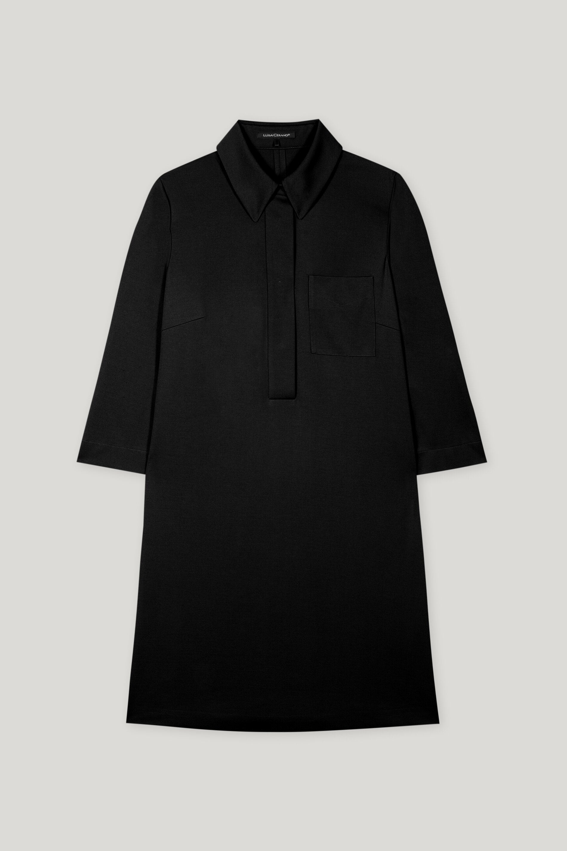 Polokleid aus Punto-Milano