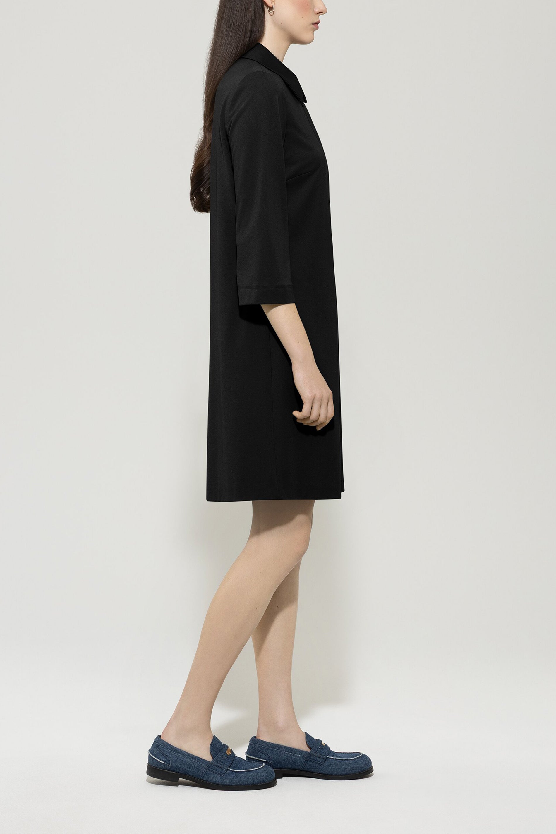 Polokleid aus Punto-Milano