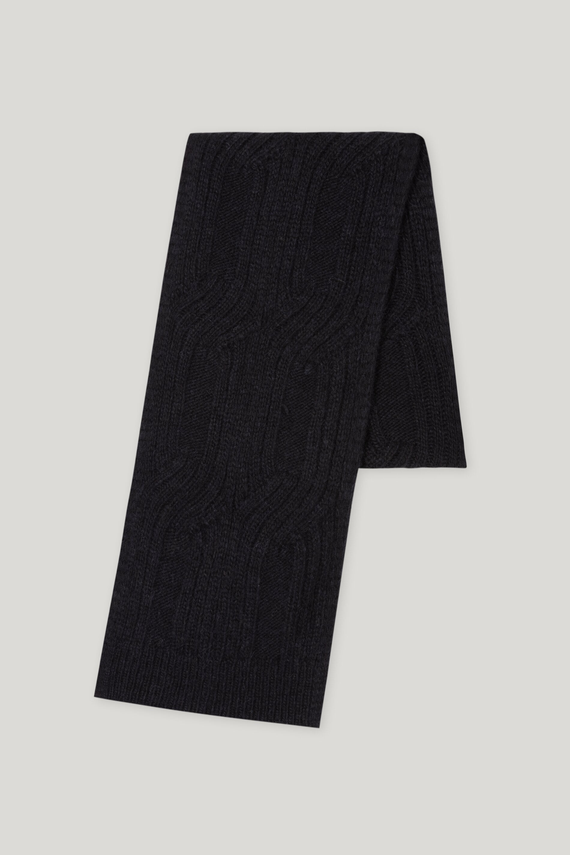 Schal mit Cable-Knit