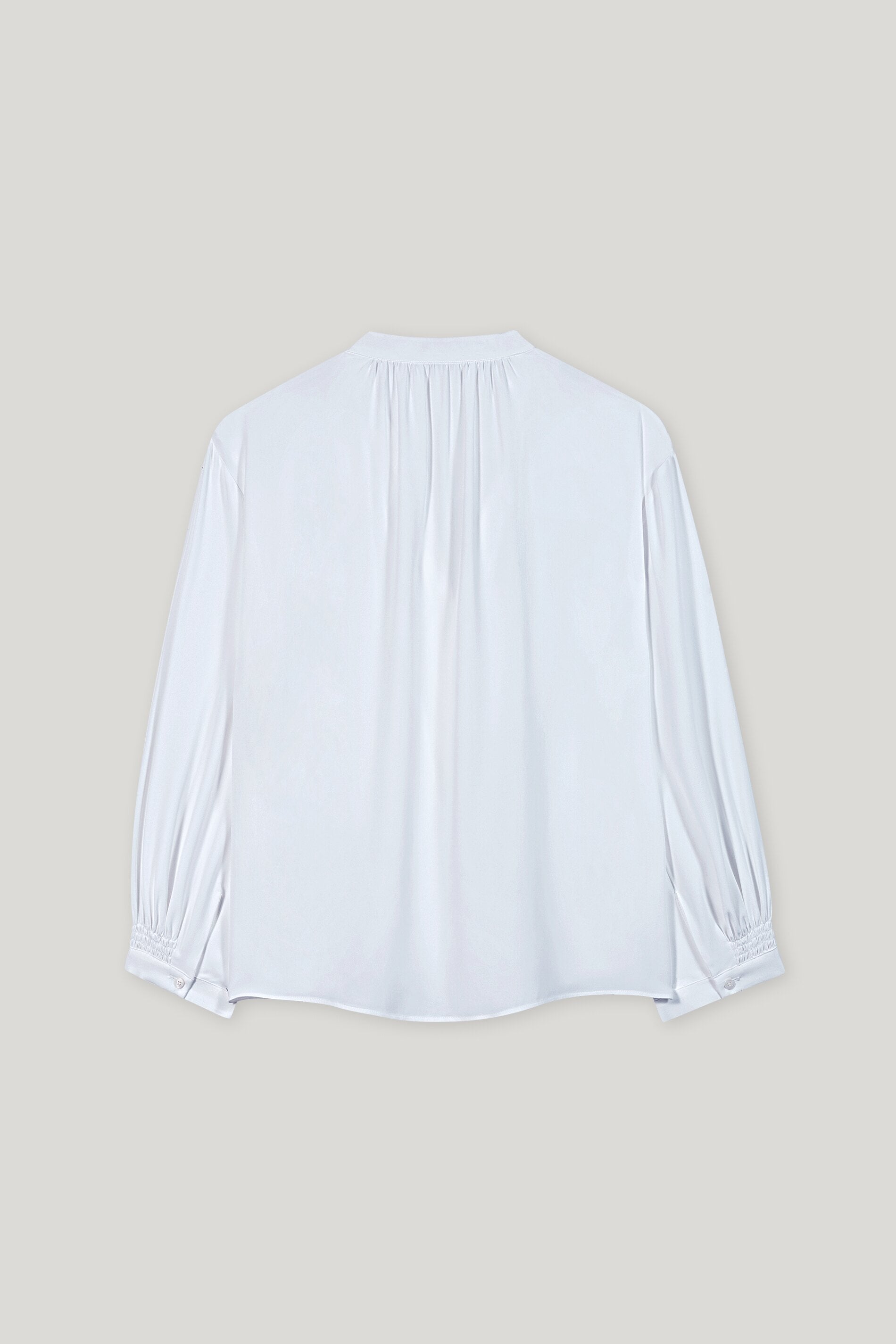 Tunika-Bluse aus Seiden-Mix
