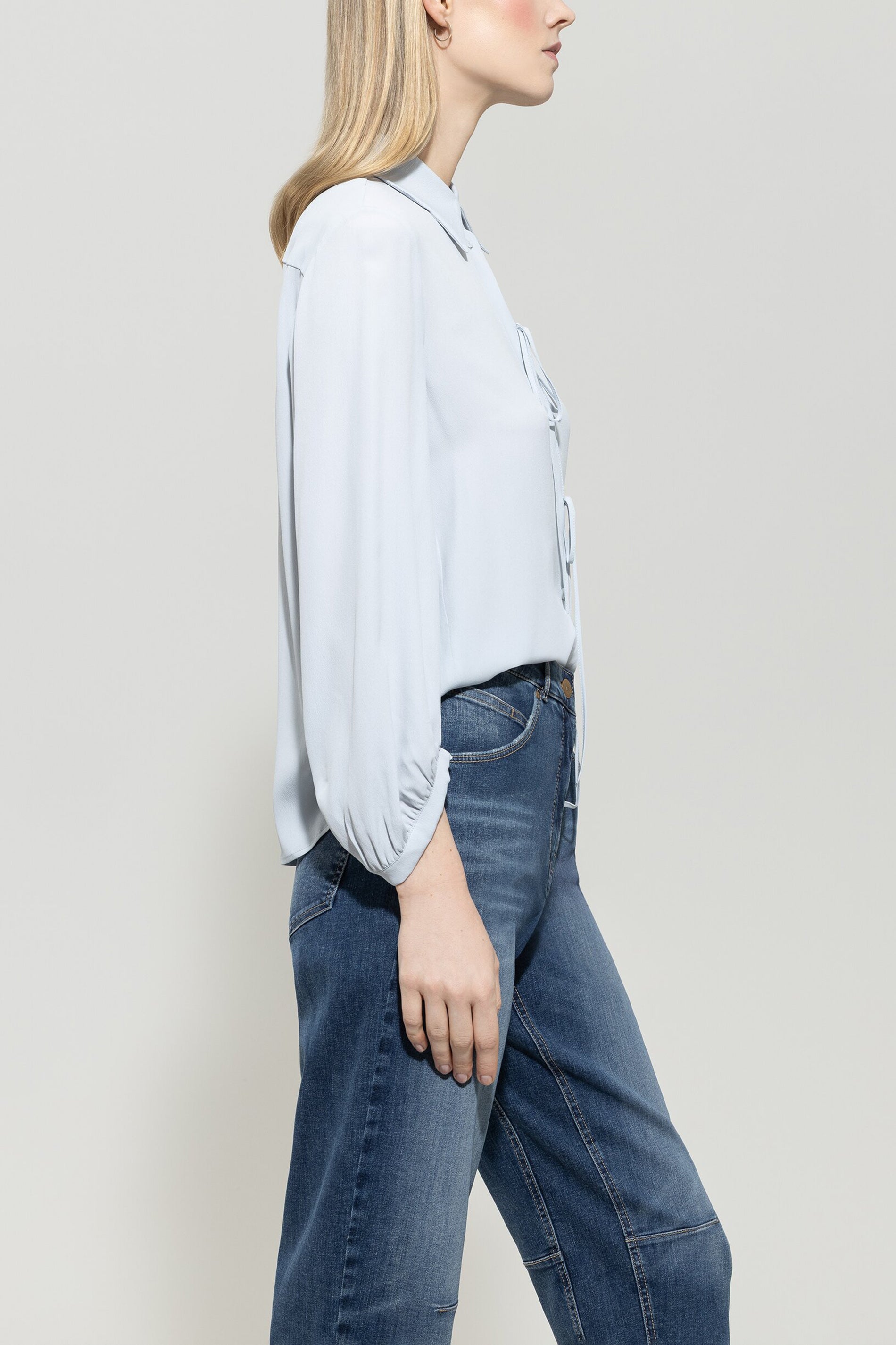 Bluse aus Seiden-Mix