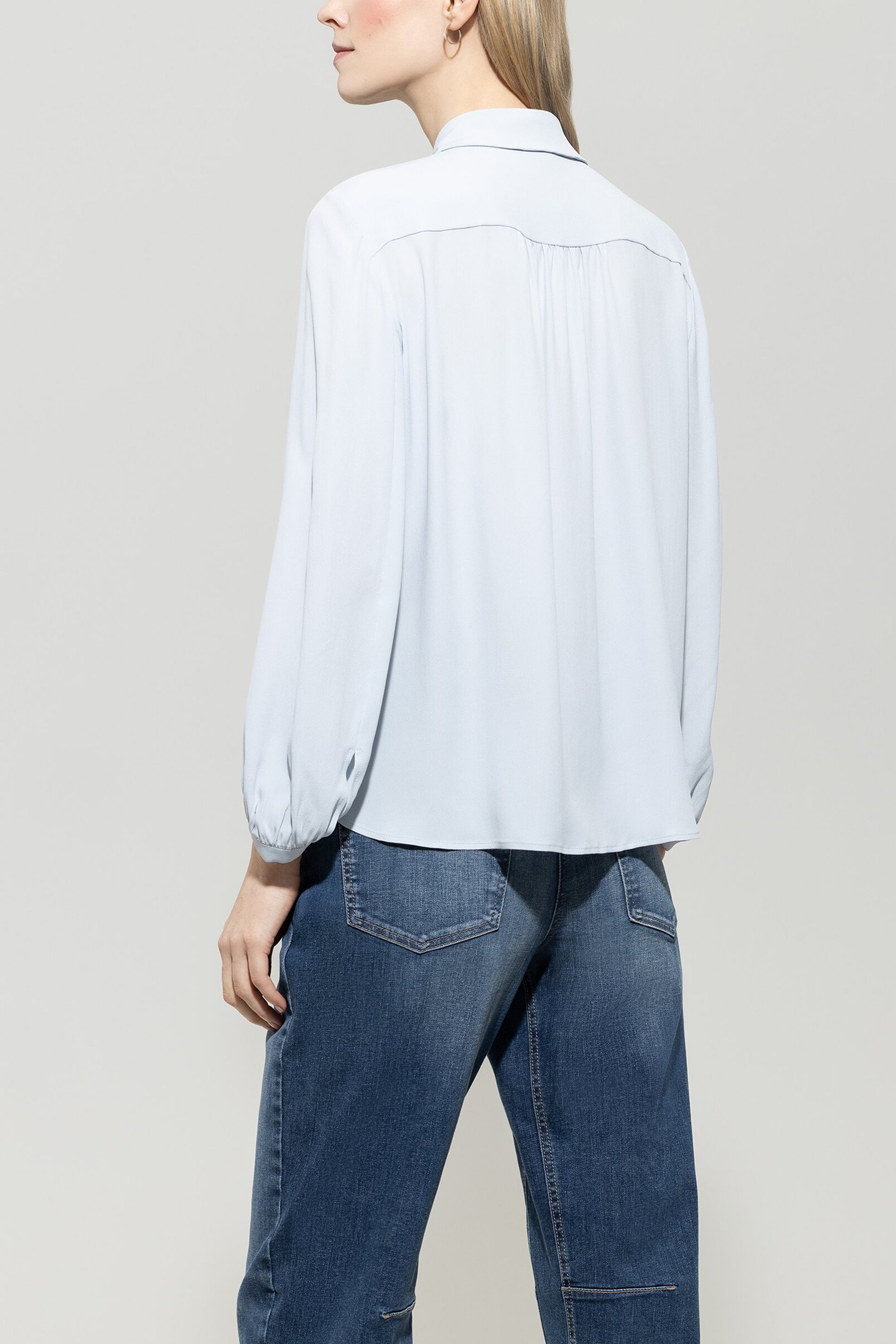 Bluse aus Seiden-Mix