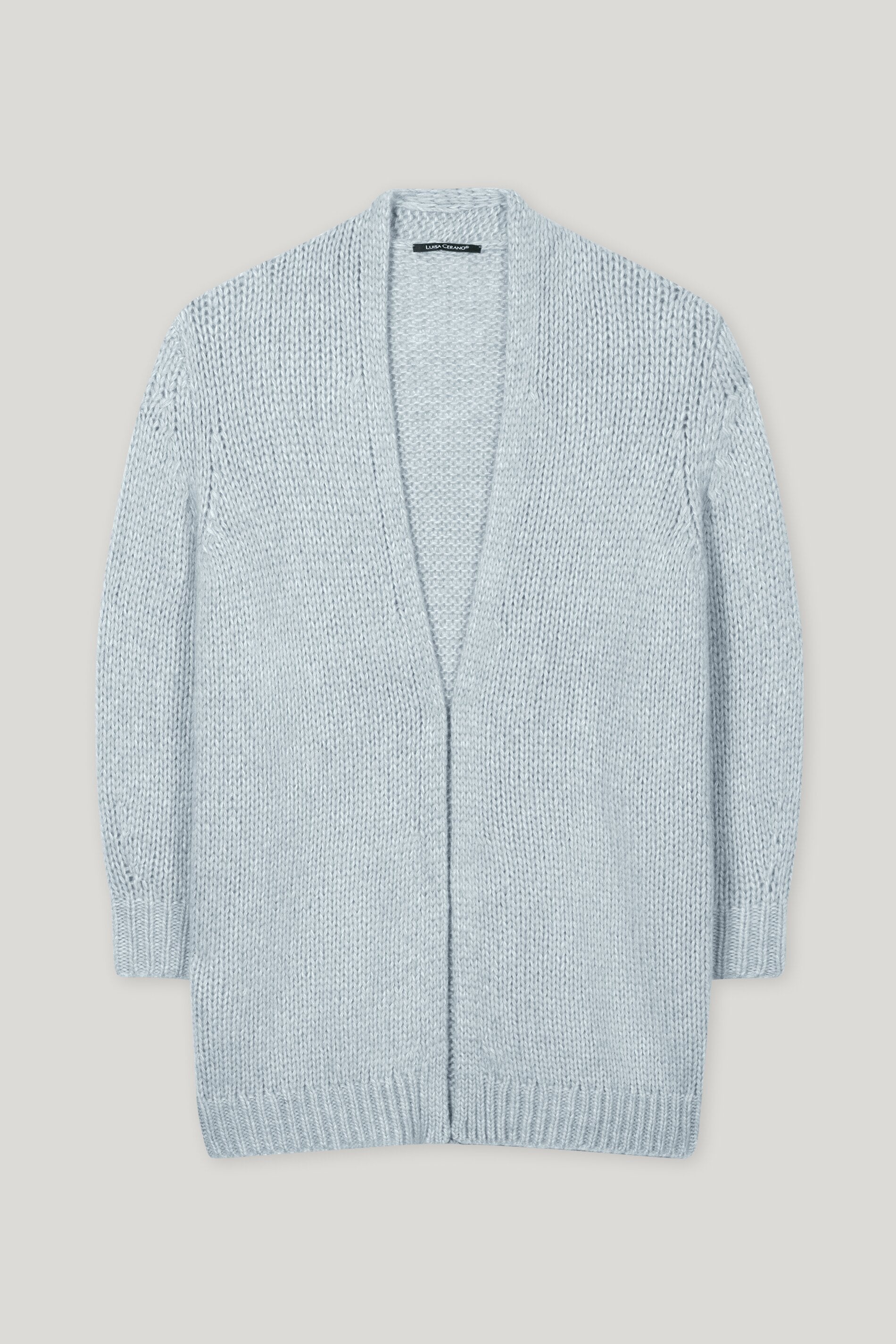 Long-Cardigan mit Open-Front