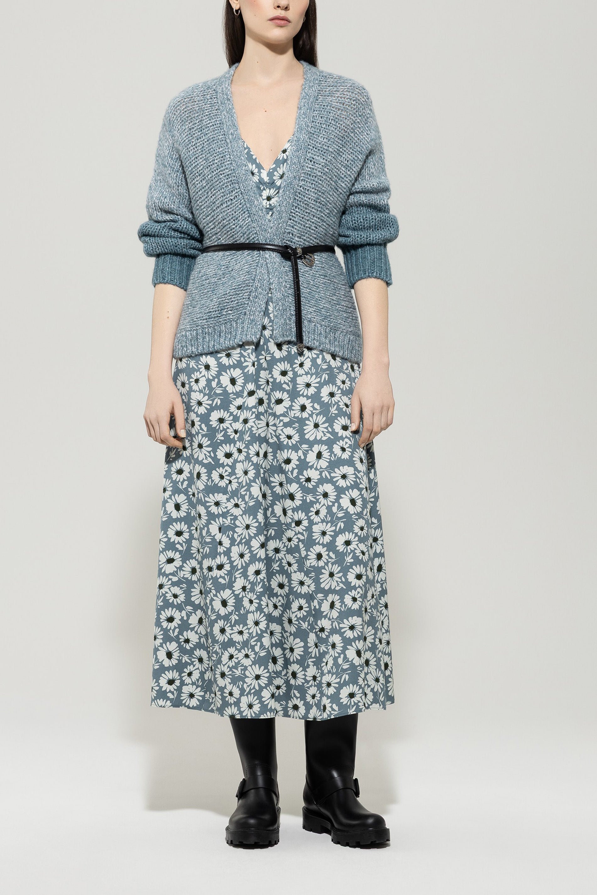 Cardigan mit Degradé-Effekt