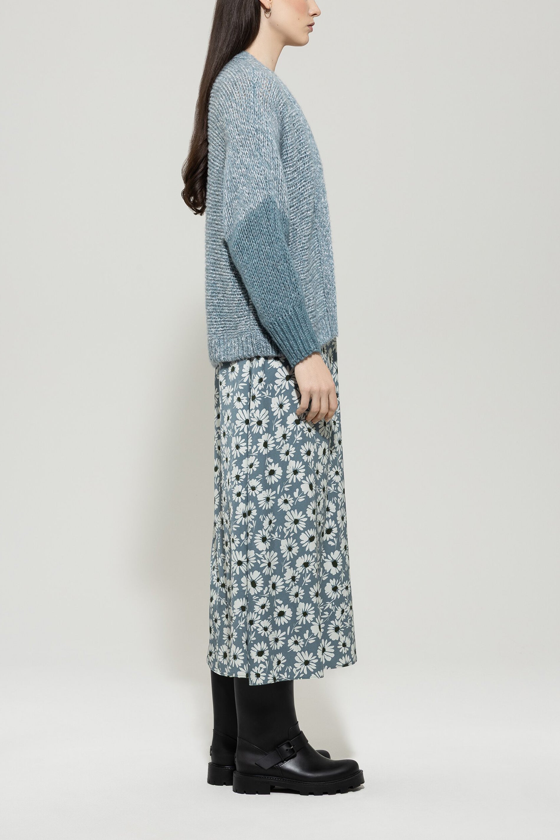Cardigan mit Degradé-Effekt