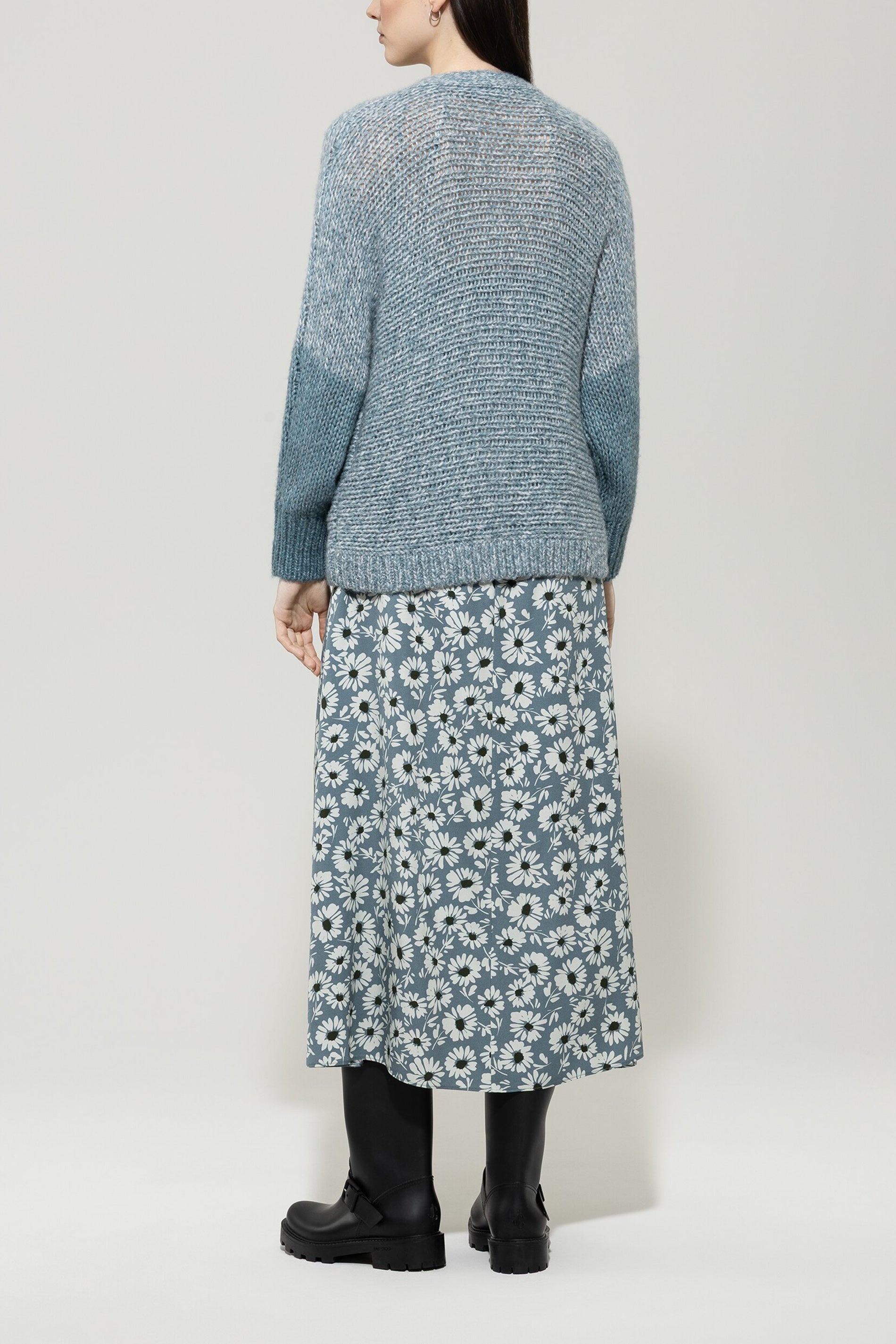 Cardigan mit Degradé-Effekt