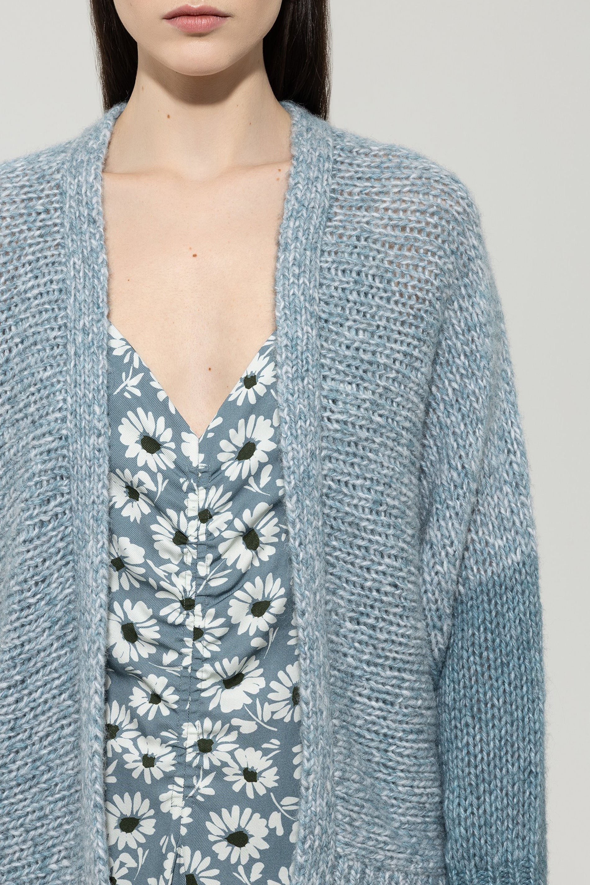 Cardigan mit Degradé-Effekt