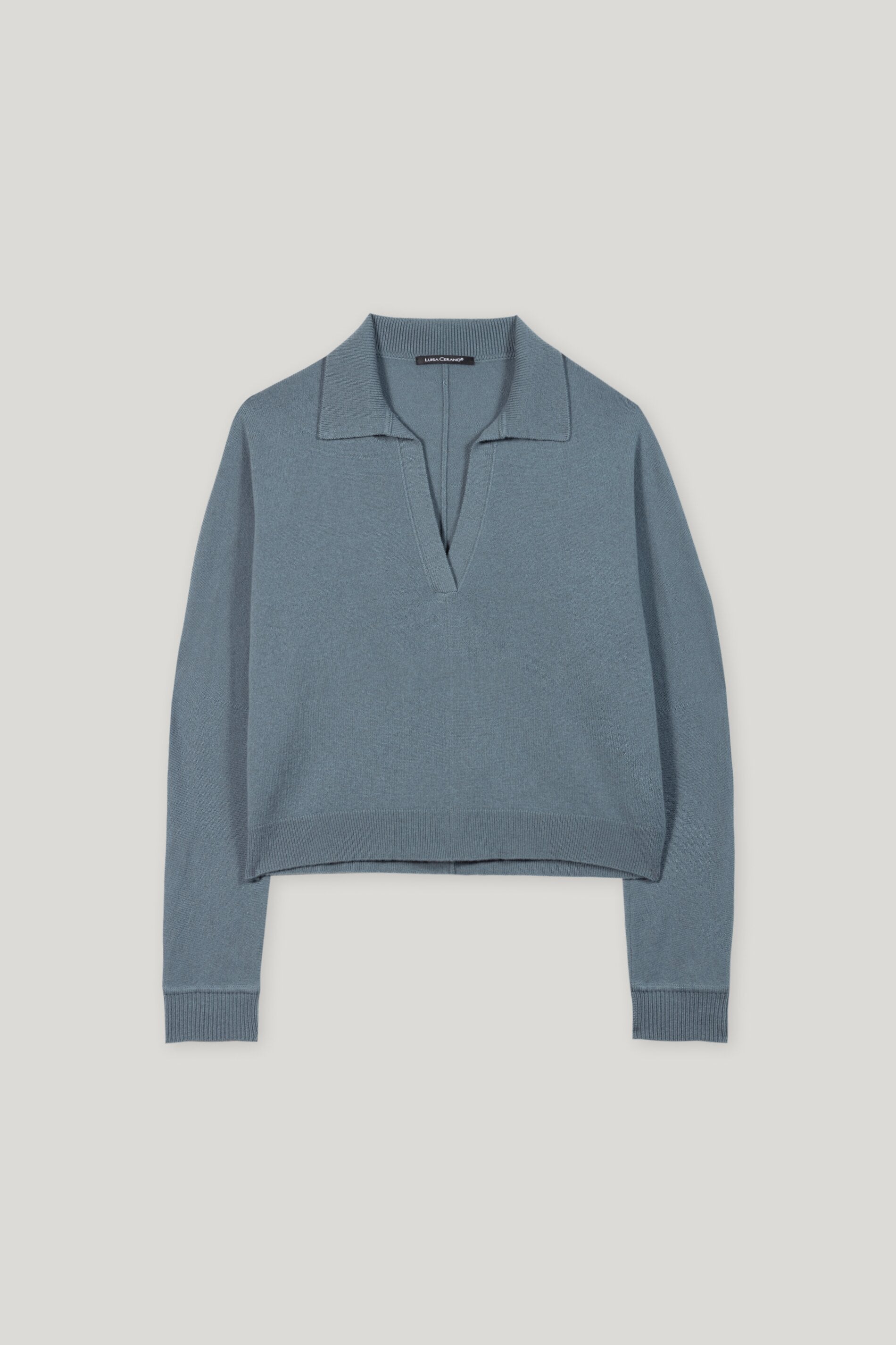 Polo-Shirt aus Kaschmir-Mix