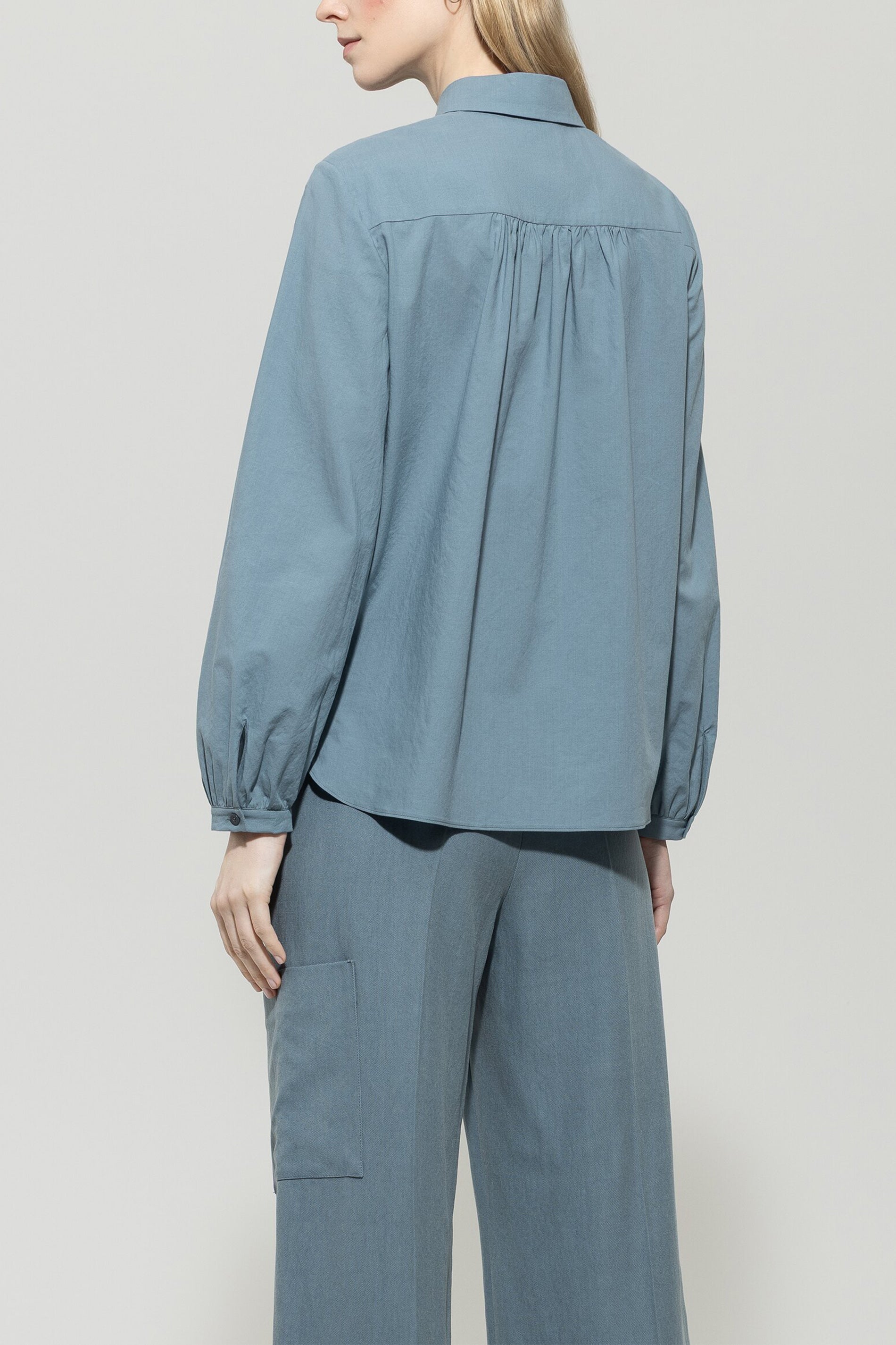 Bluse aus Baumwoll-Voile