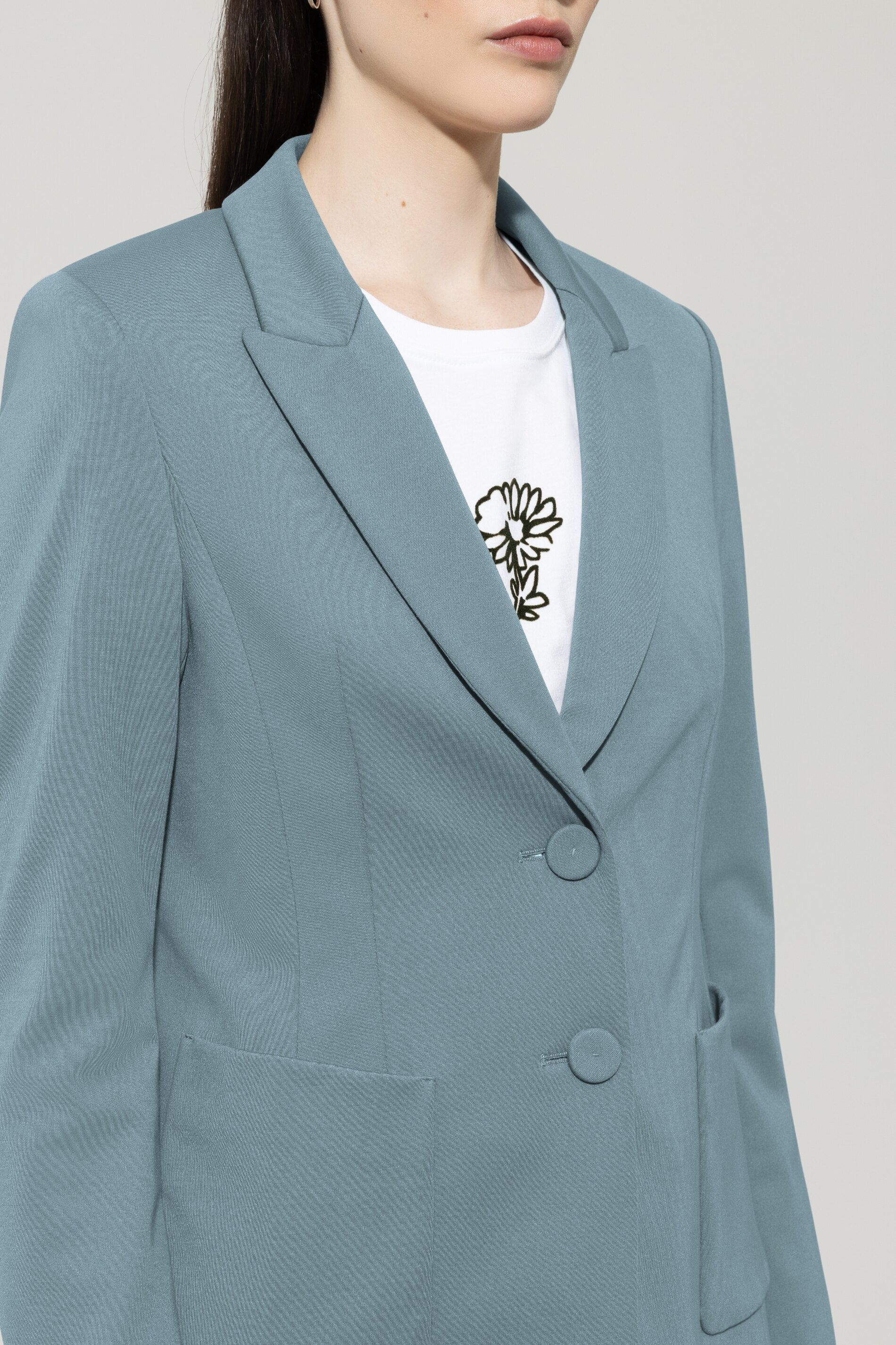 Blazer aus Punto-Milano