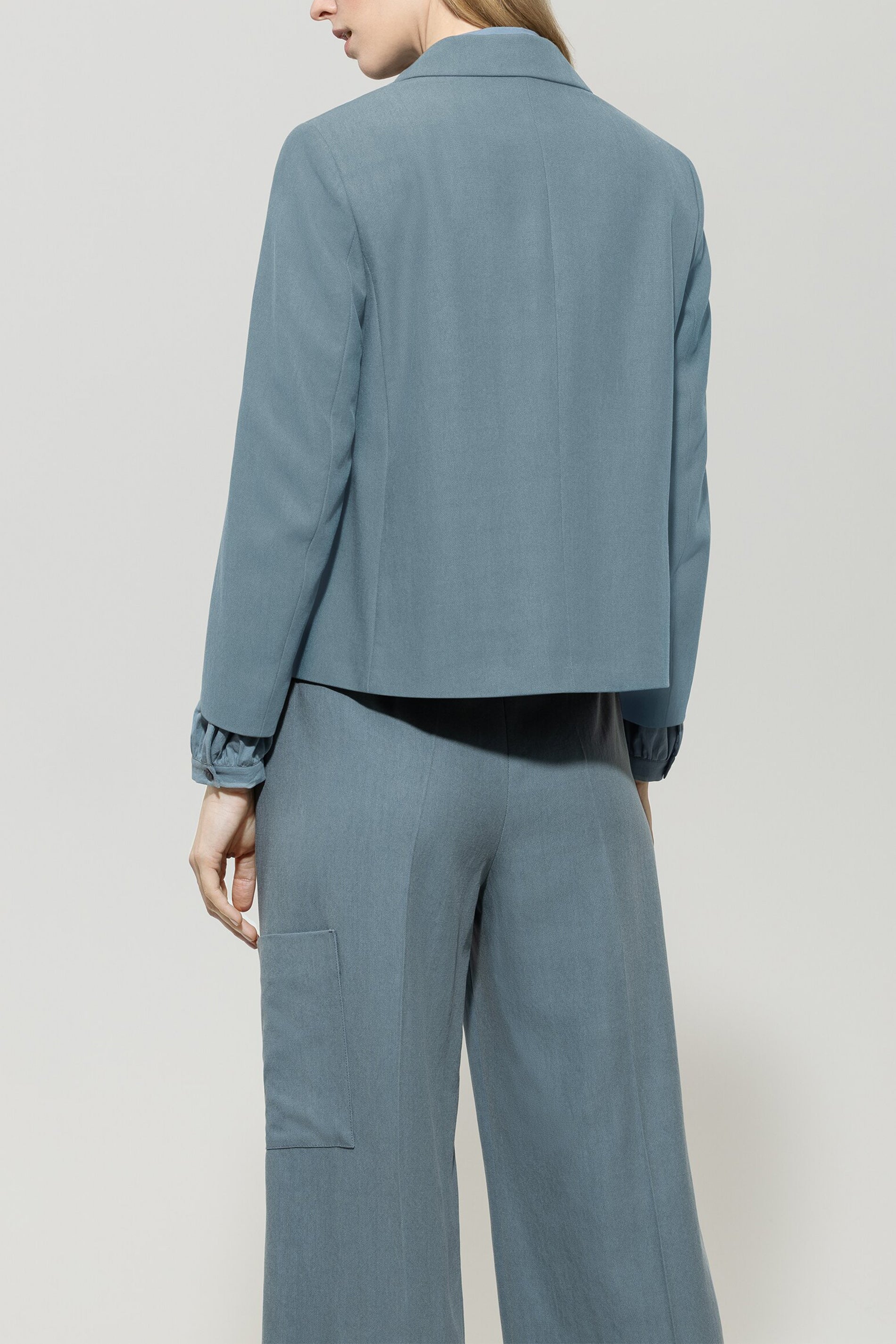 Blazer mit Panama-Bindung