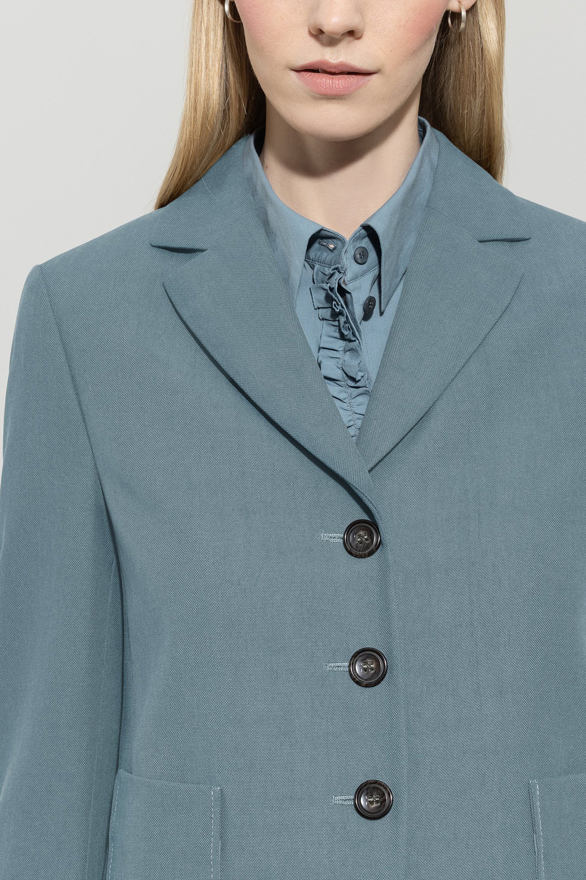 Blazer mit Panama-Bindung