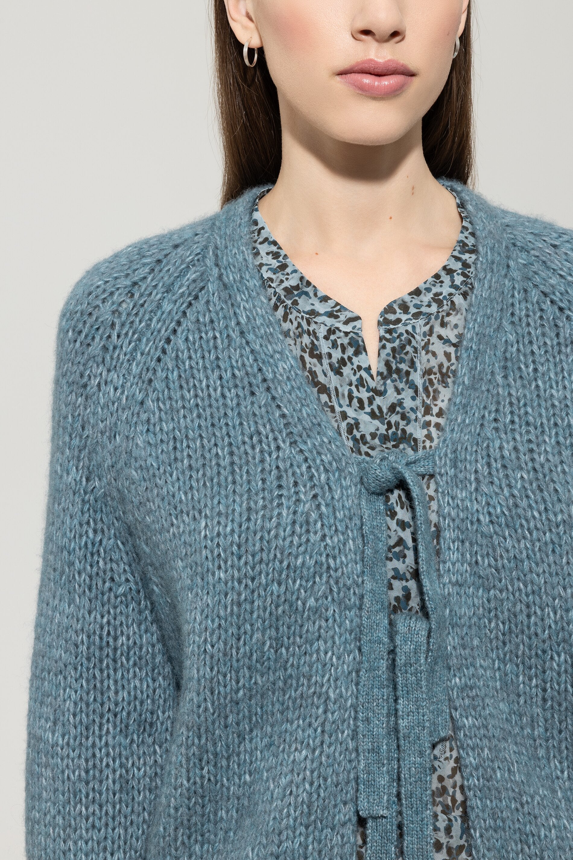Cardigan mit Schleifendetails