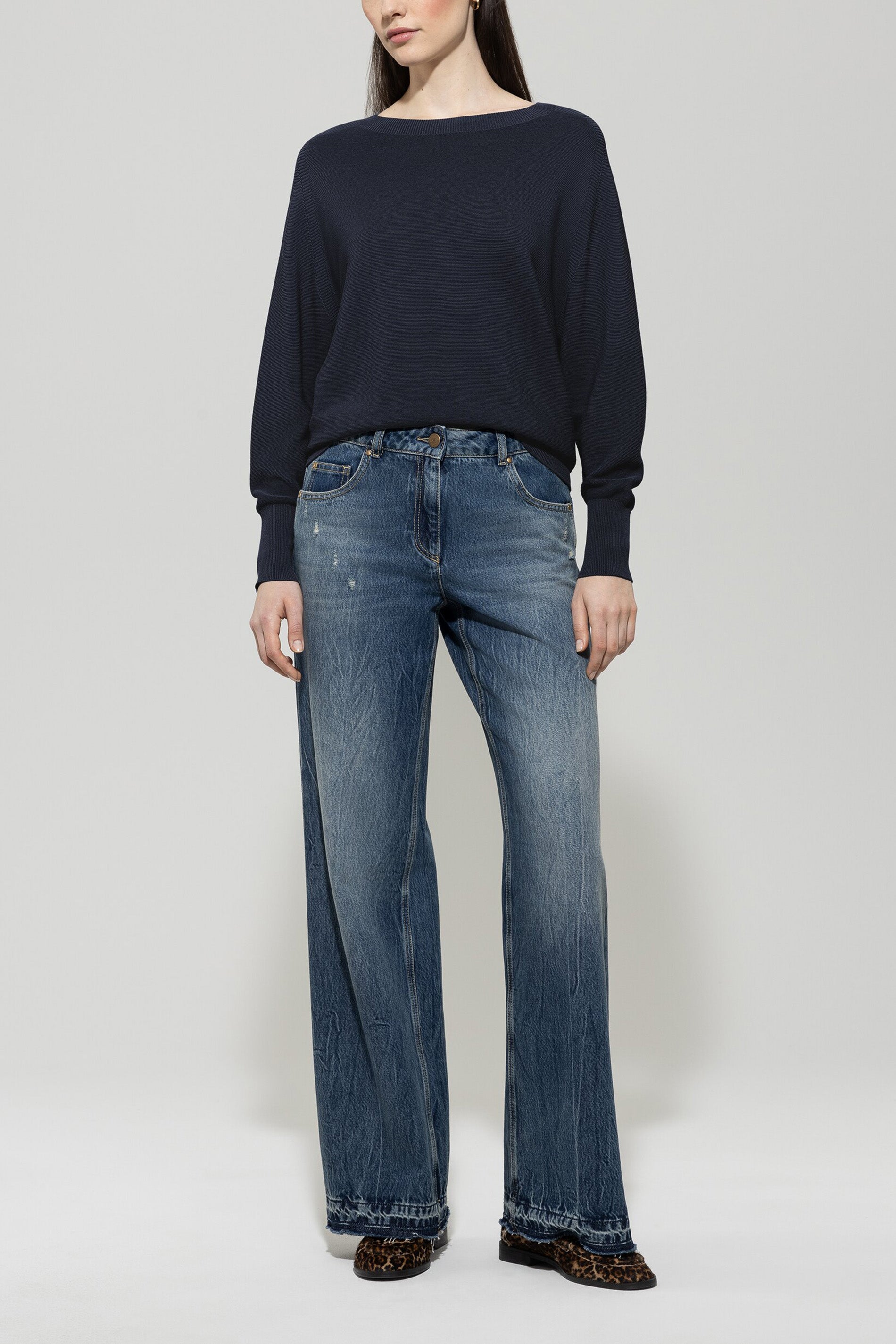 Pullover in Links-Struktur