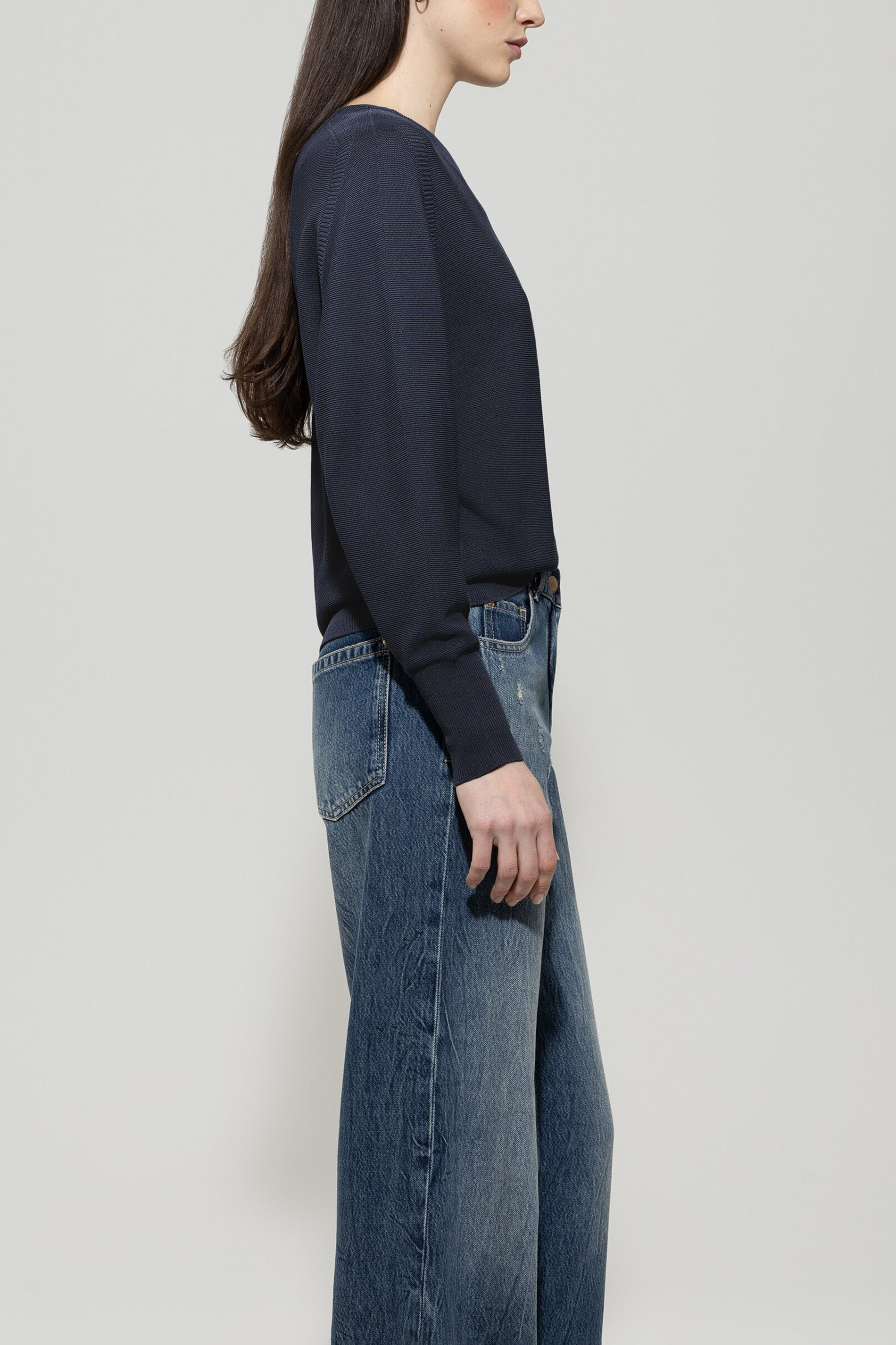 Pullover in Links-Struktur