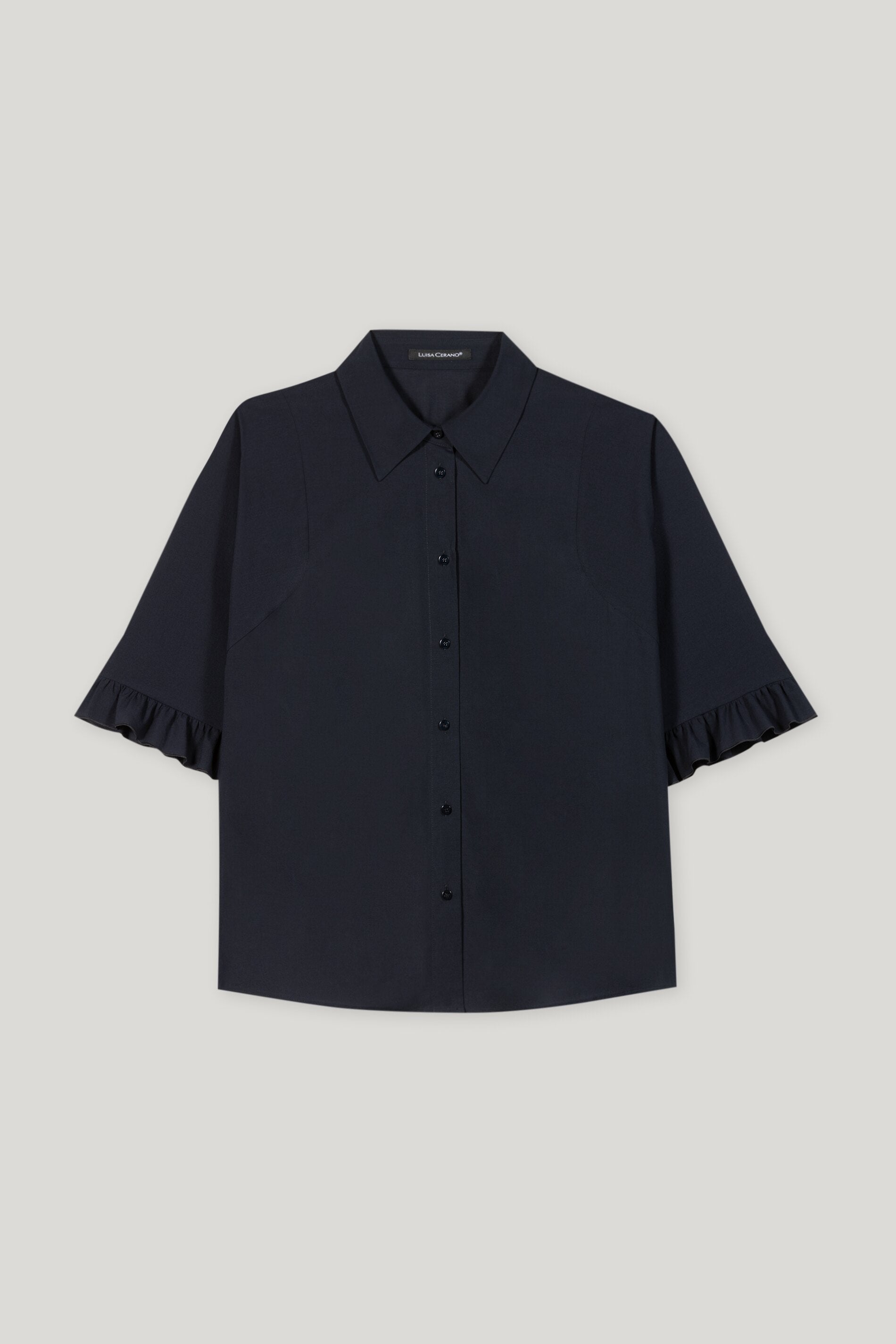 Bluse aus Baumwoll-Voile