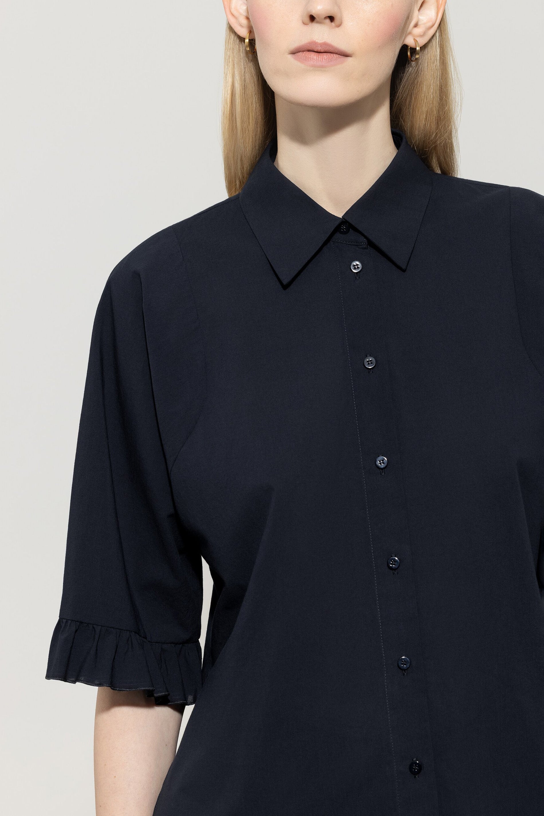 Bluse aus Baumwoll-Voile