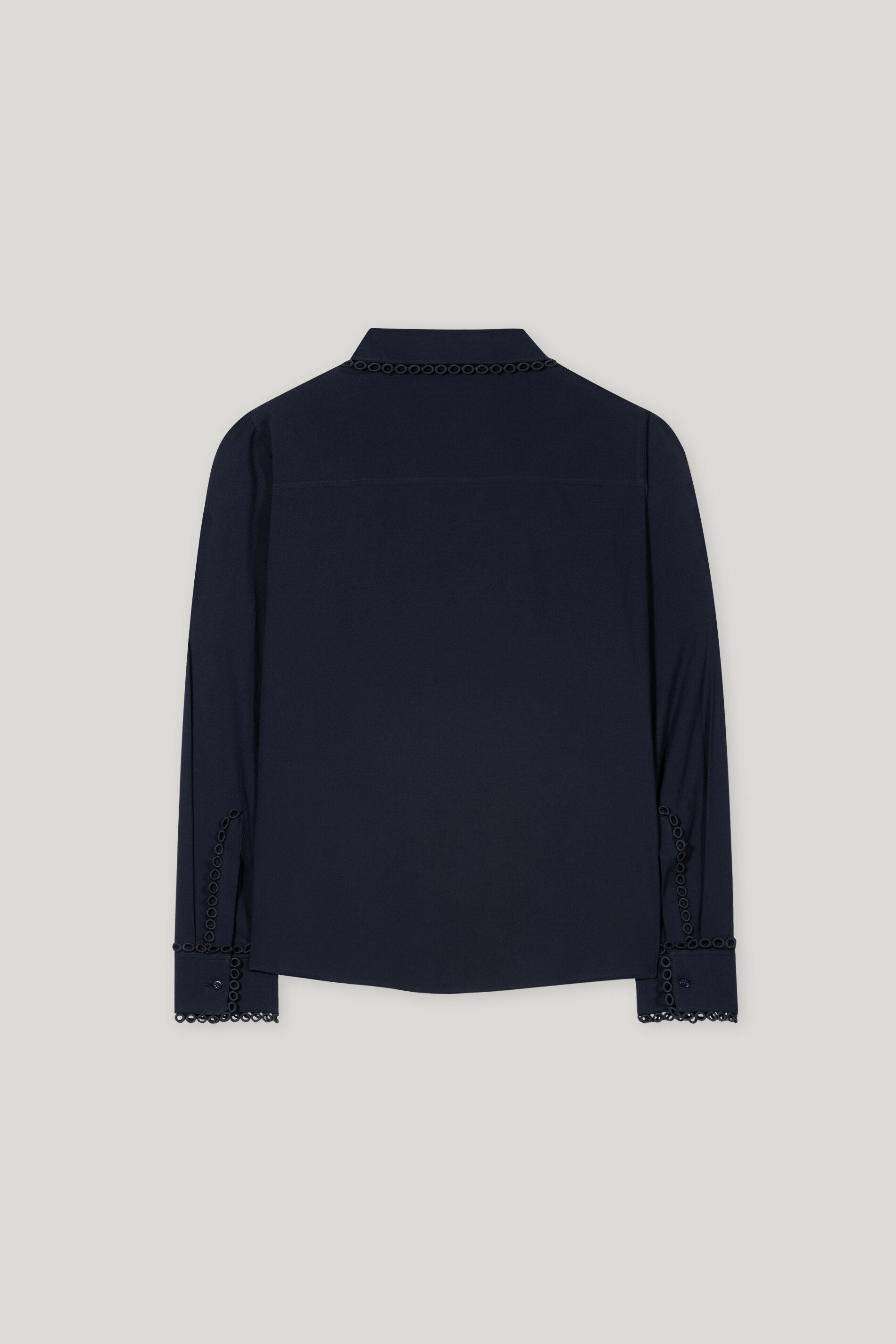 Hemdbluse aus Baumwoll-Voile