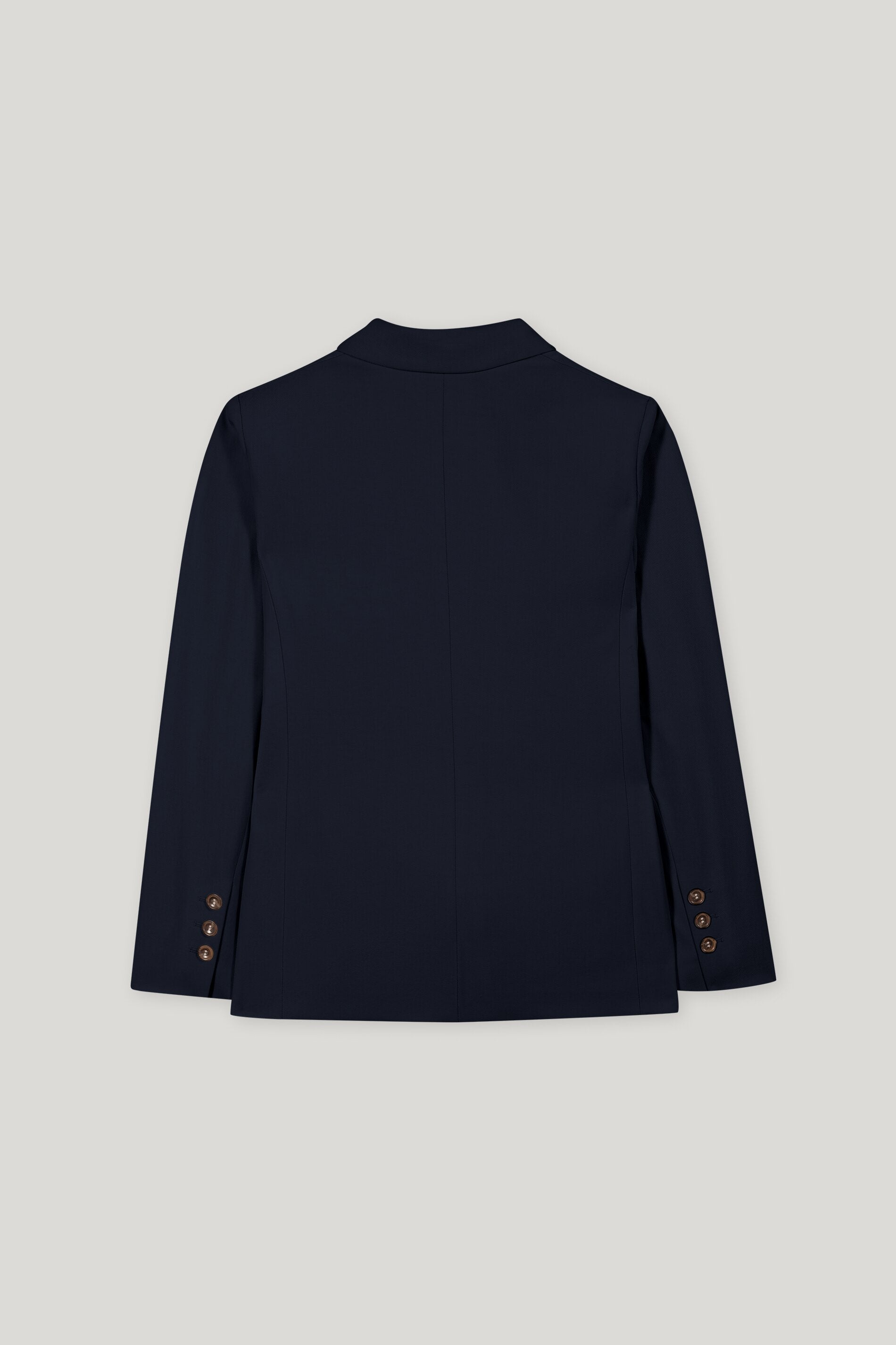 Gabardine-Ein-Knopf-Blazer