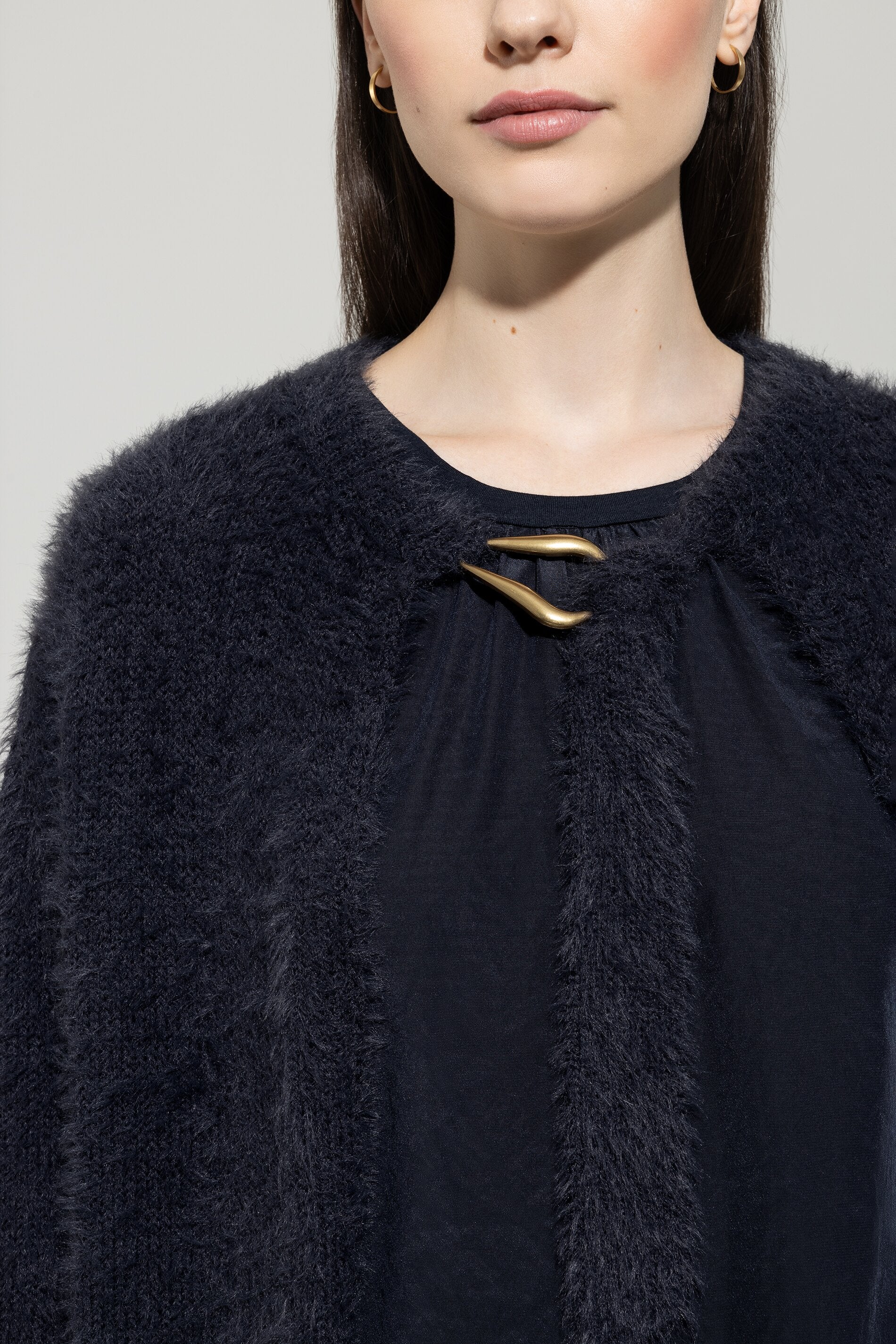 Cardigan mit Bindebanddetail