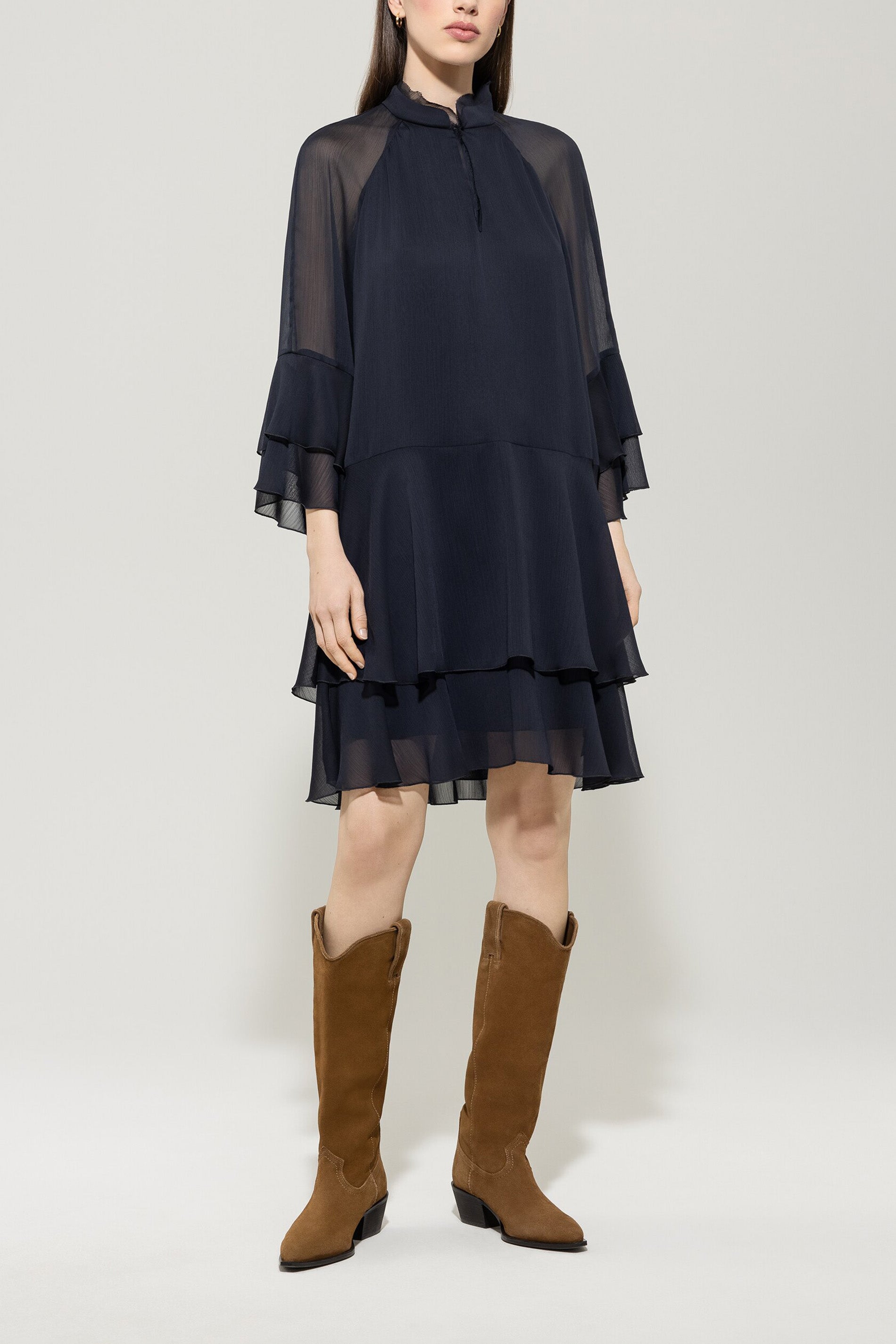 Kleid mit Rüschendetails