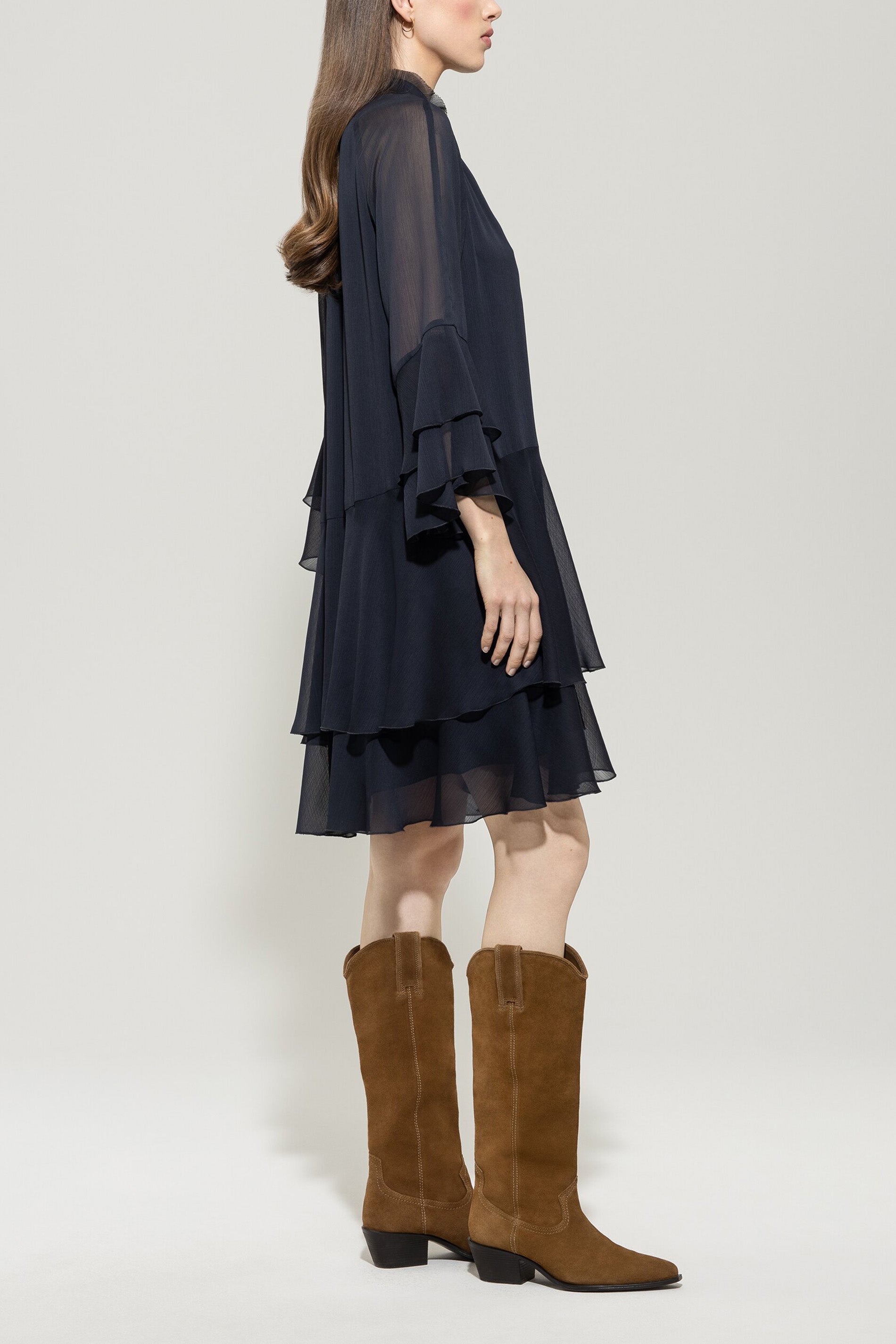 Kleid mit Rüschendetails