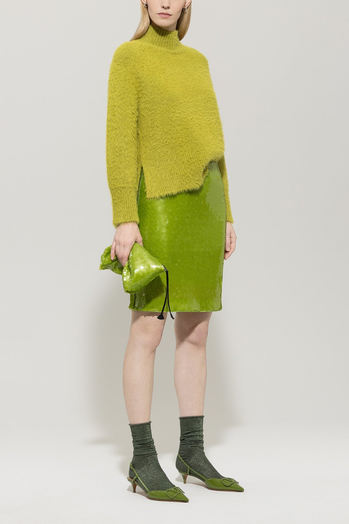 Pullover in Fell-Optik