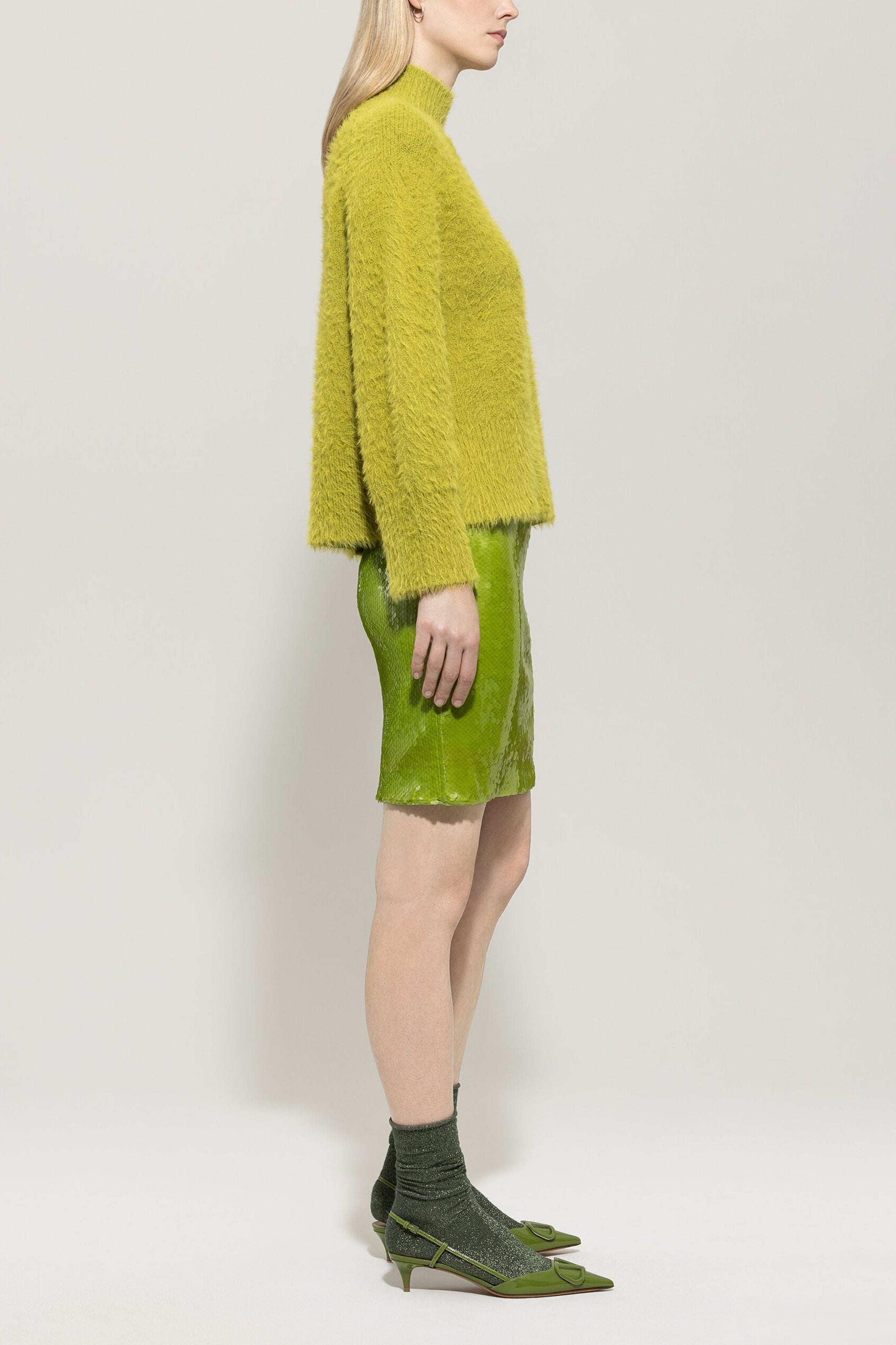 Pullover in Fell-Optik