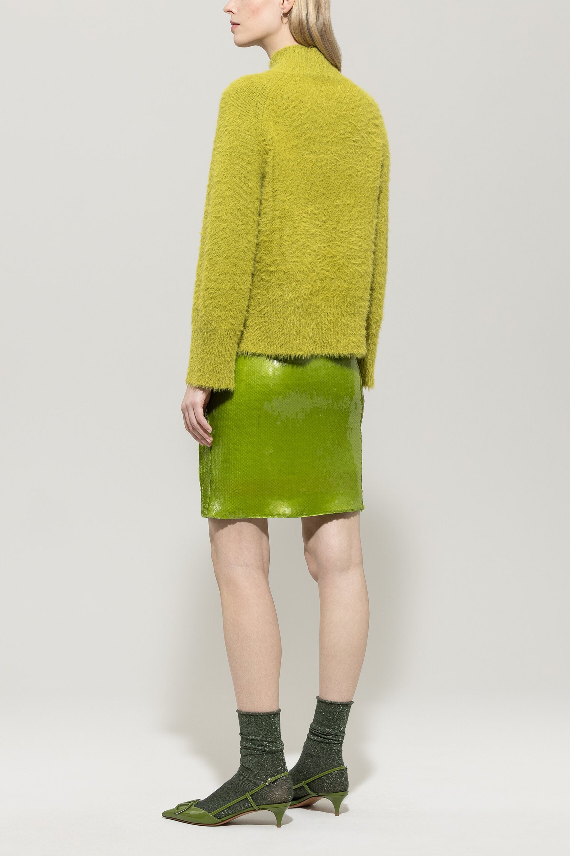 Pullover in Fell-Optik
