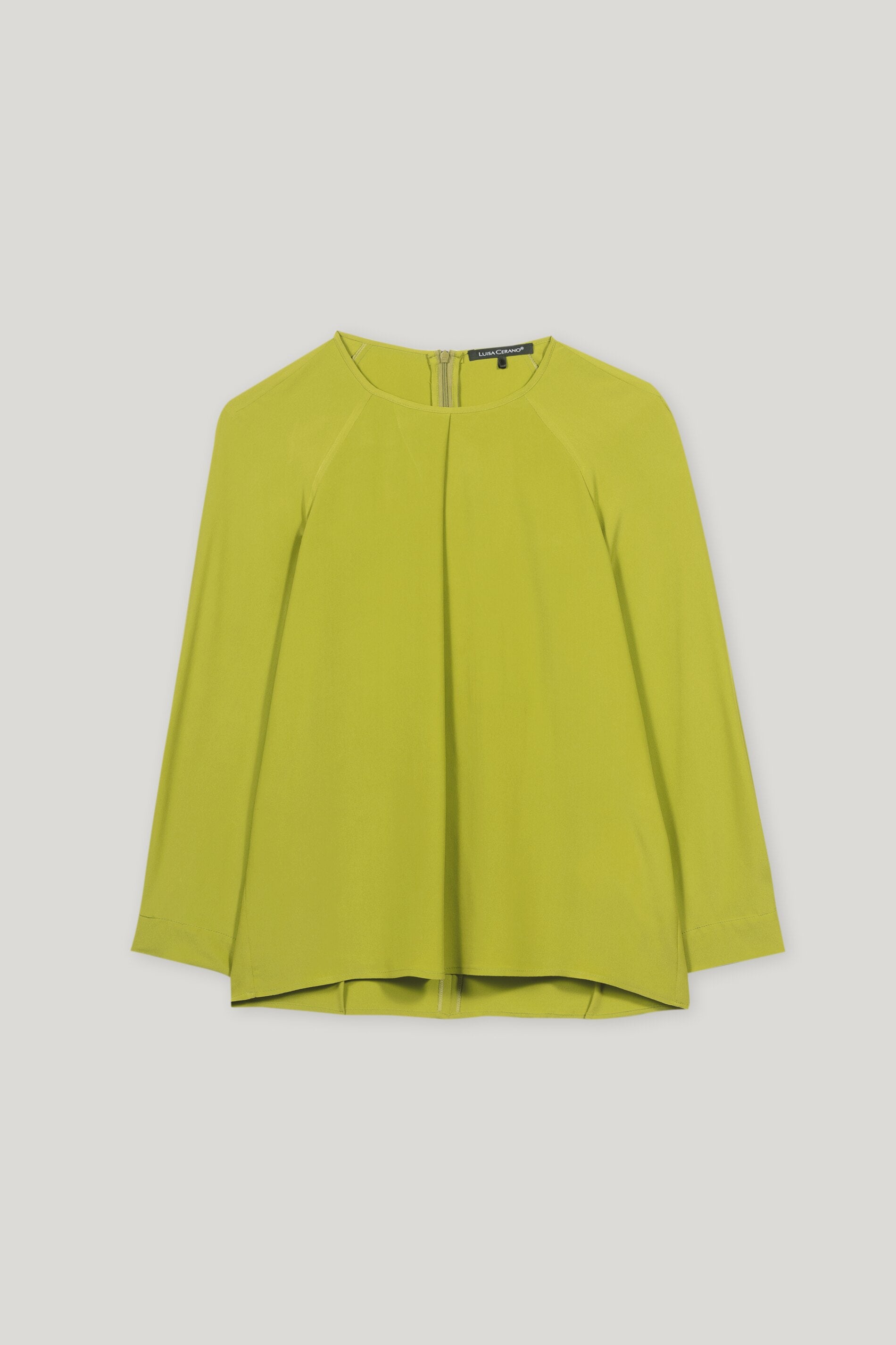 Blusenshirt aus Seiden-Mix
